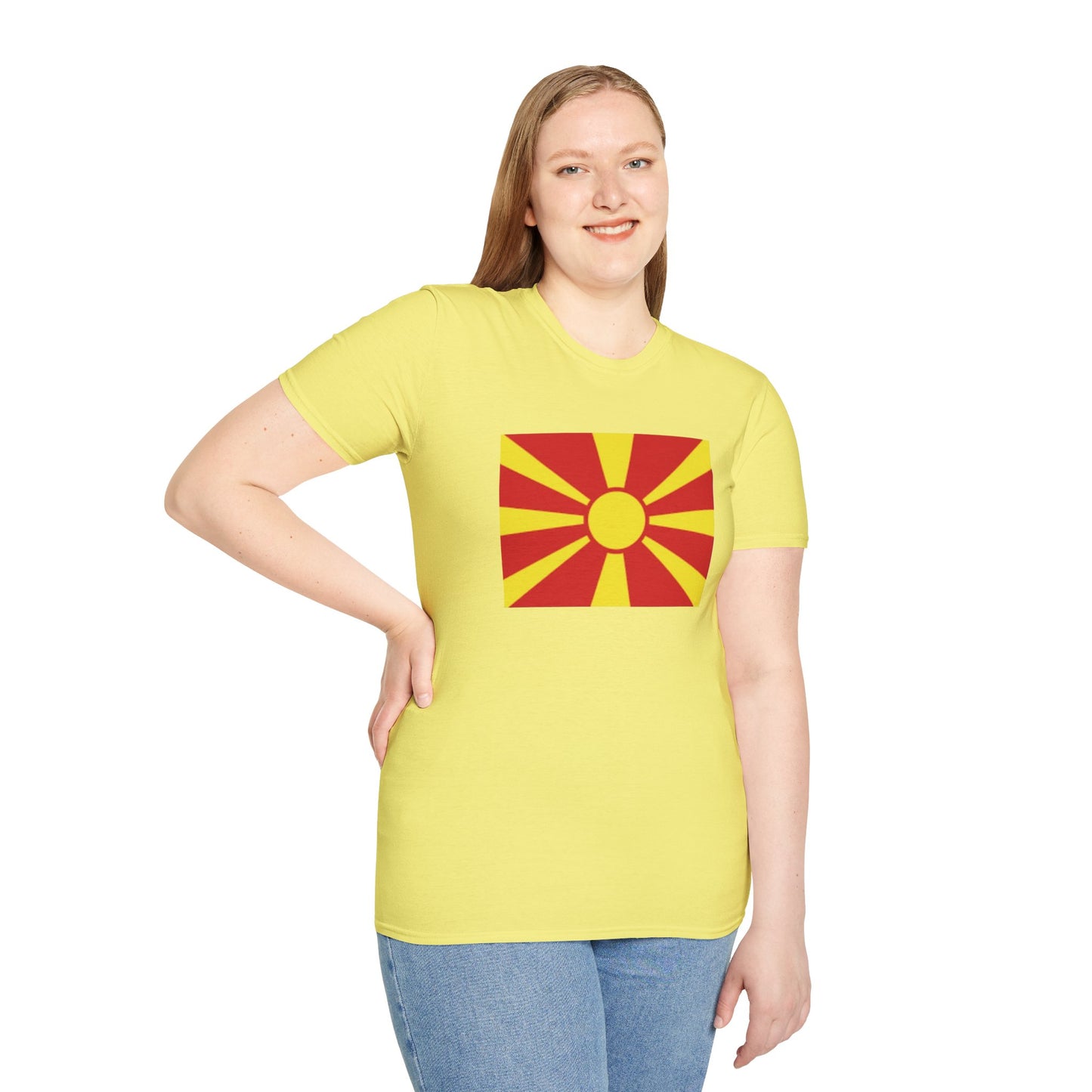 Unisex Softstyle T-Shirt -- North Macedonia