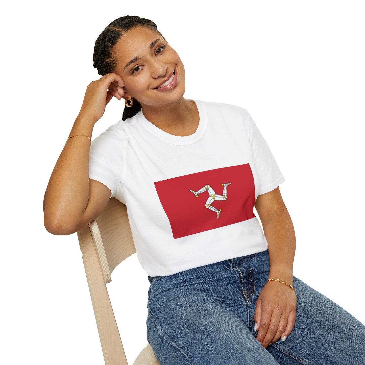 Unisex Softstyle T-Shirt -- Isle of Man