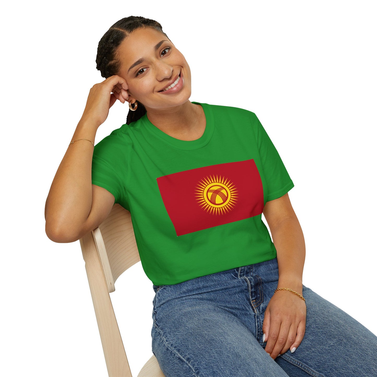 Unisex Softstyle T-Shirt -- Kyrgyzstan
