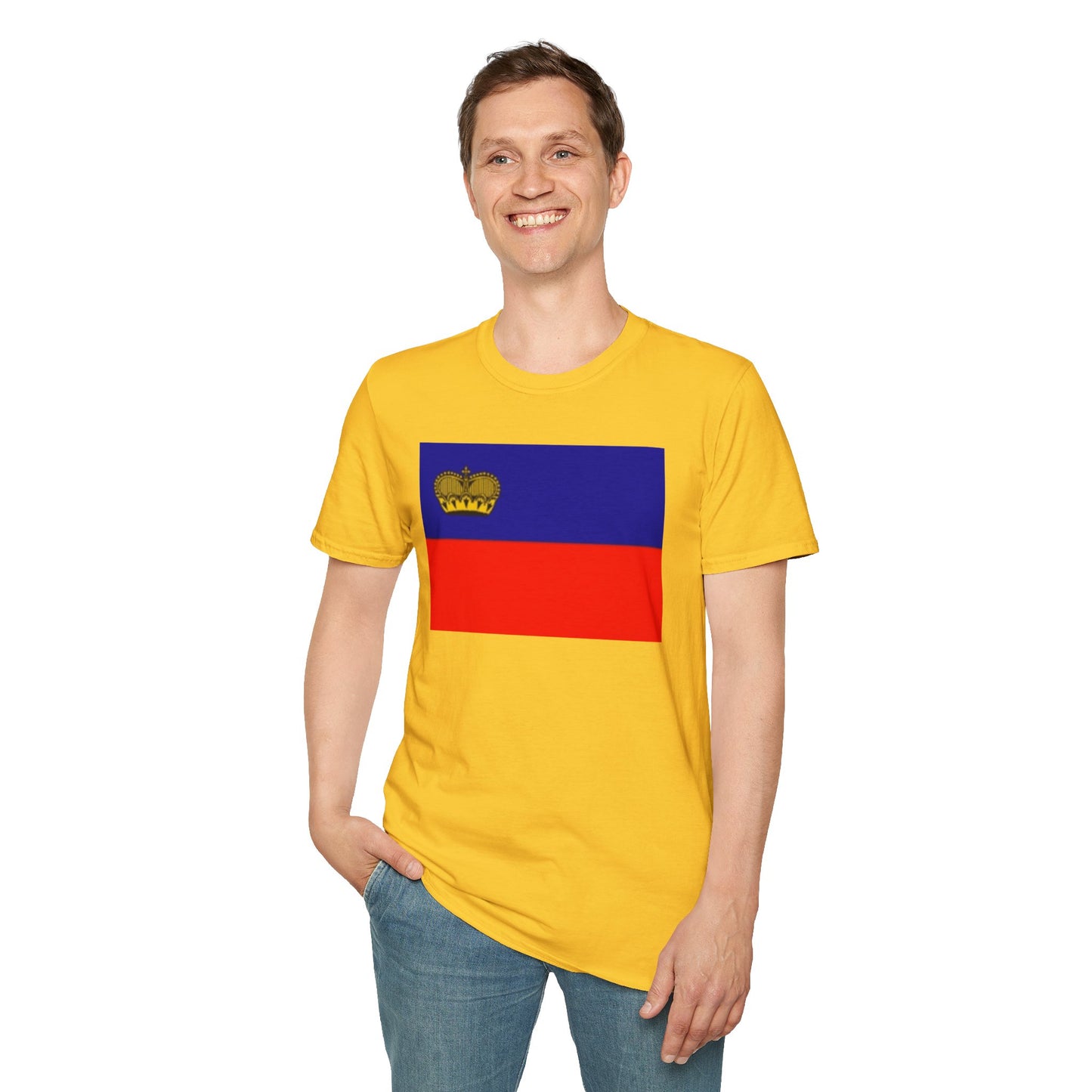 Unisex Softstyle T-Shirt -- Liechtenstein