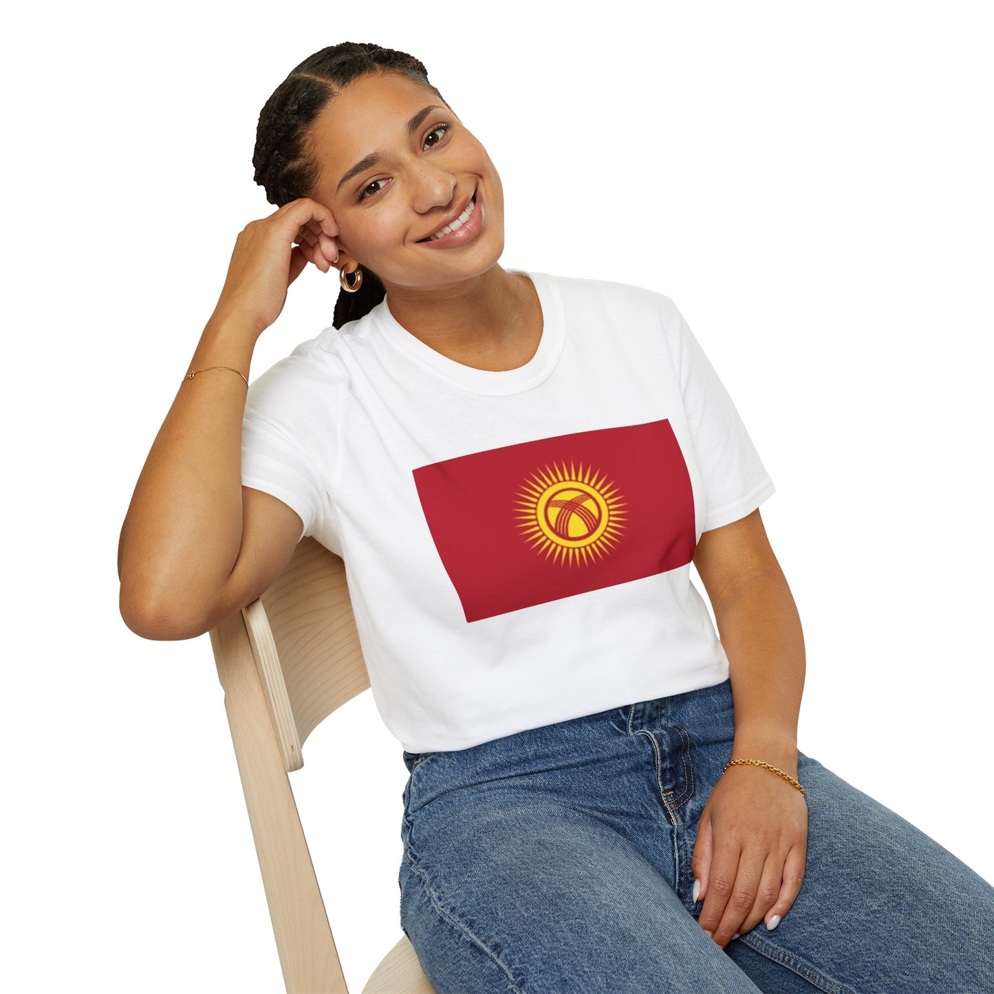 Unisex Softstyle T-Shirt -- Kyrgyzstan