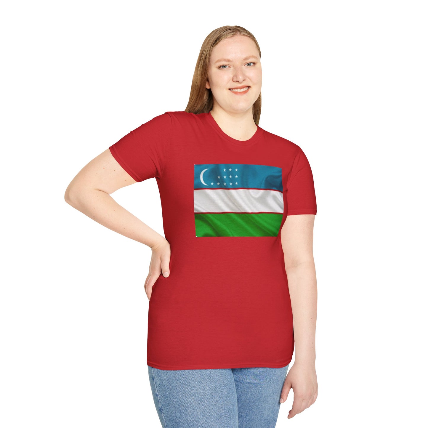 Unisex Softstyle T-Shirt -- Uzbekistan