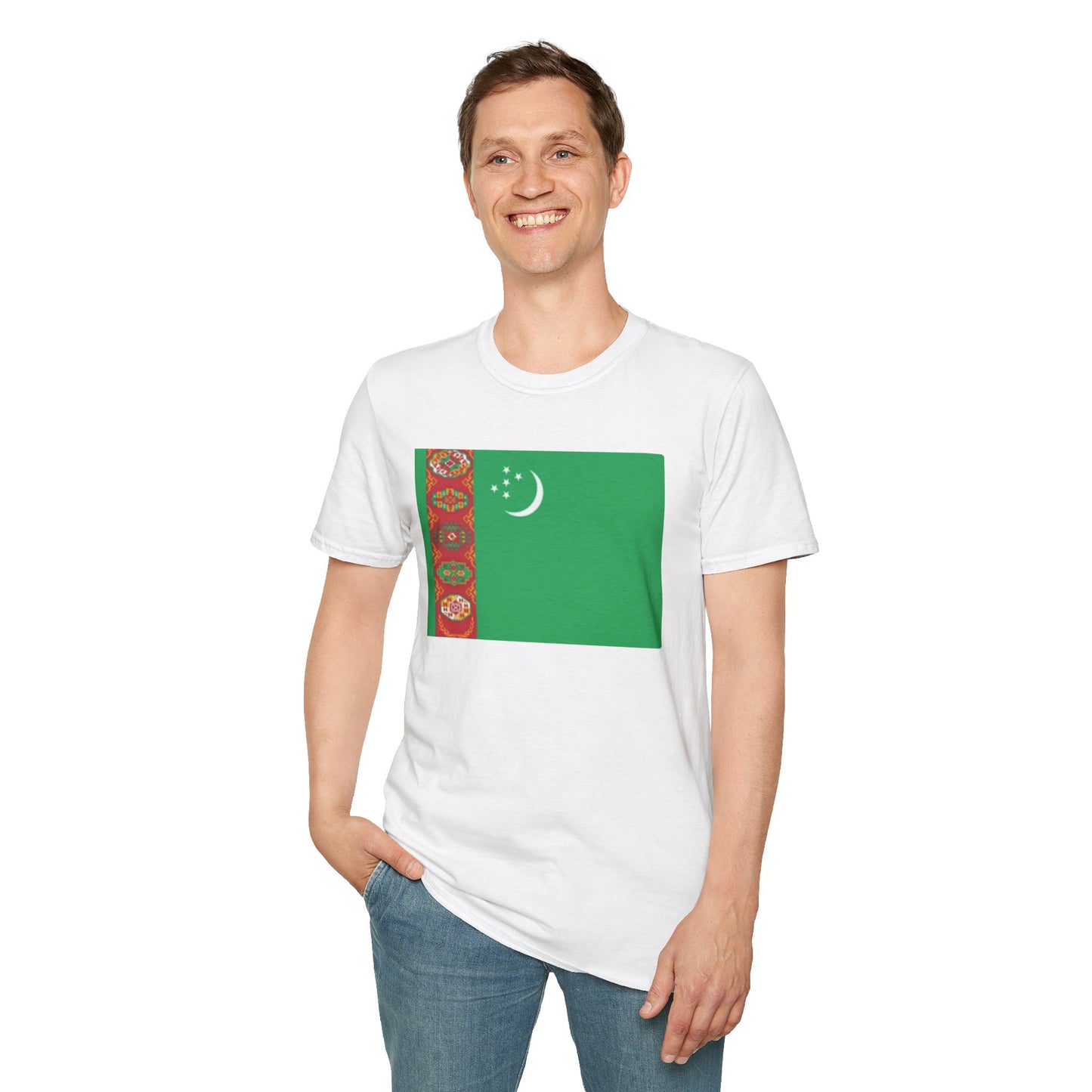 Unisex Softstyle T-Shirt -- Turkmenistan