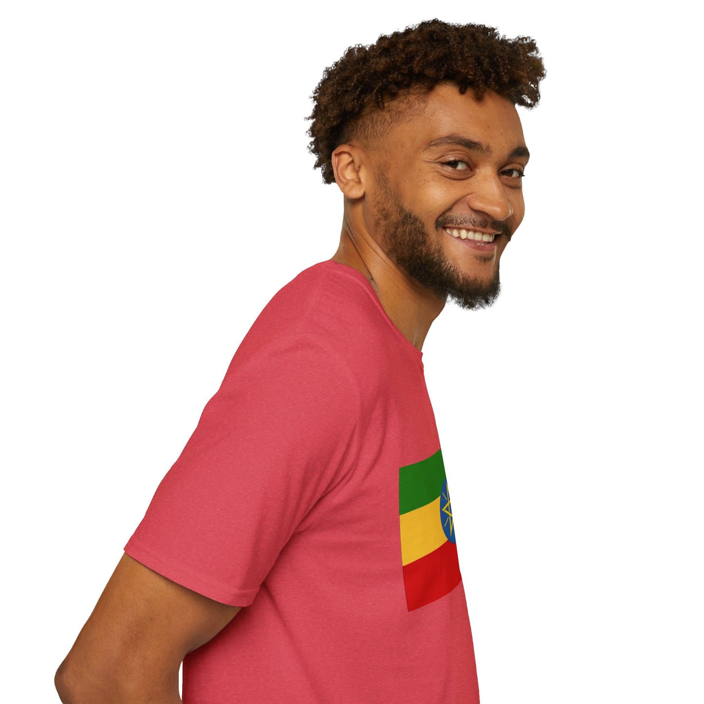 Unisex Softstyle T-Shirt -- Ethiopia Federal Flag