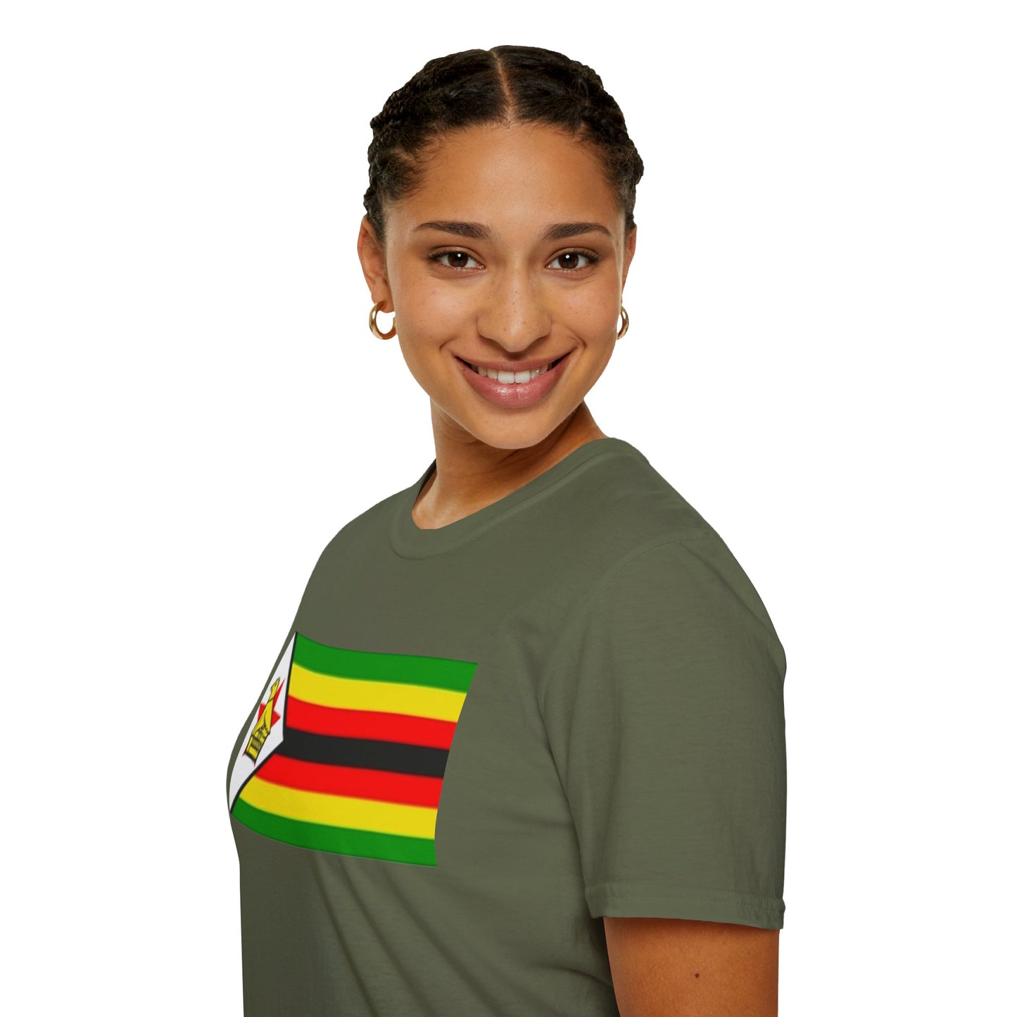 Unisex Softstyle T-Shirt -- Zimbabwe