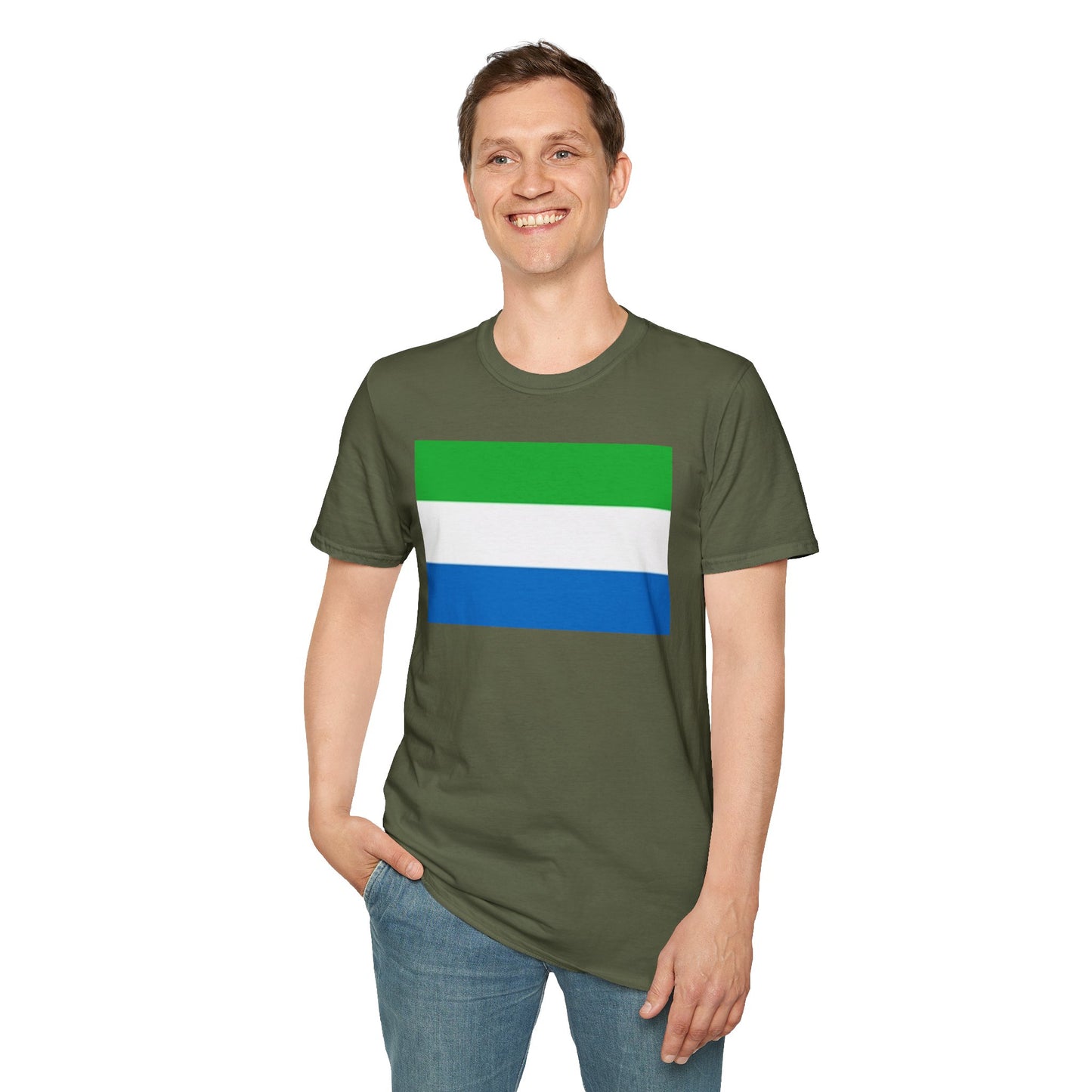 Unisex Softstyle T-Shirt -- Sierra Leone