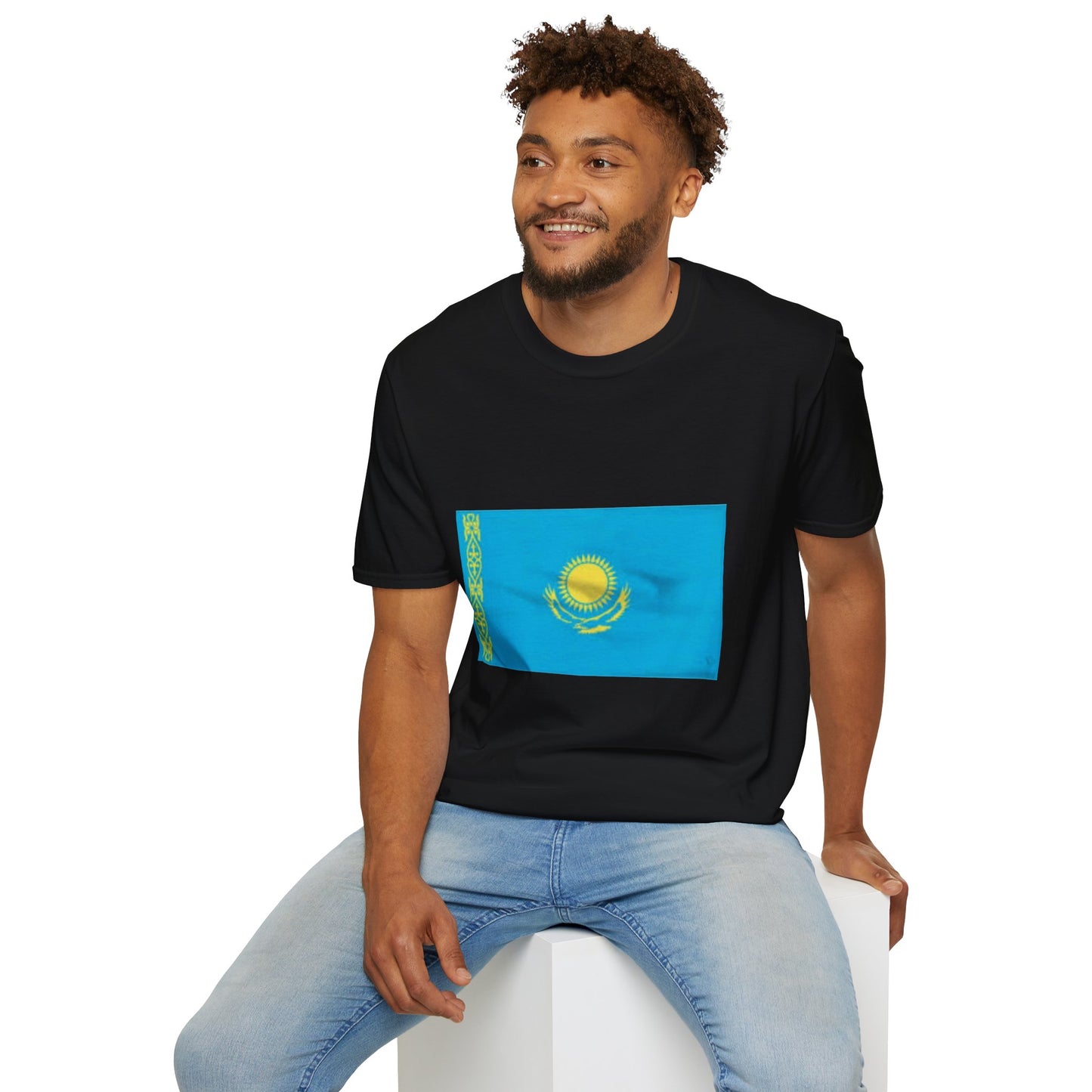 Unisex Softstyle T-Shirt -- Kazakhstan
