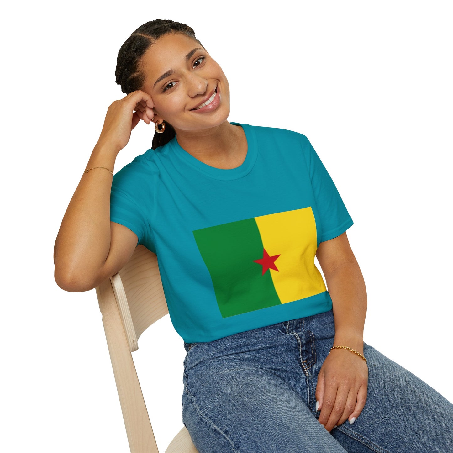 Unisex Softstyle T-Shirt -- French Guiana