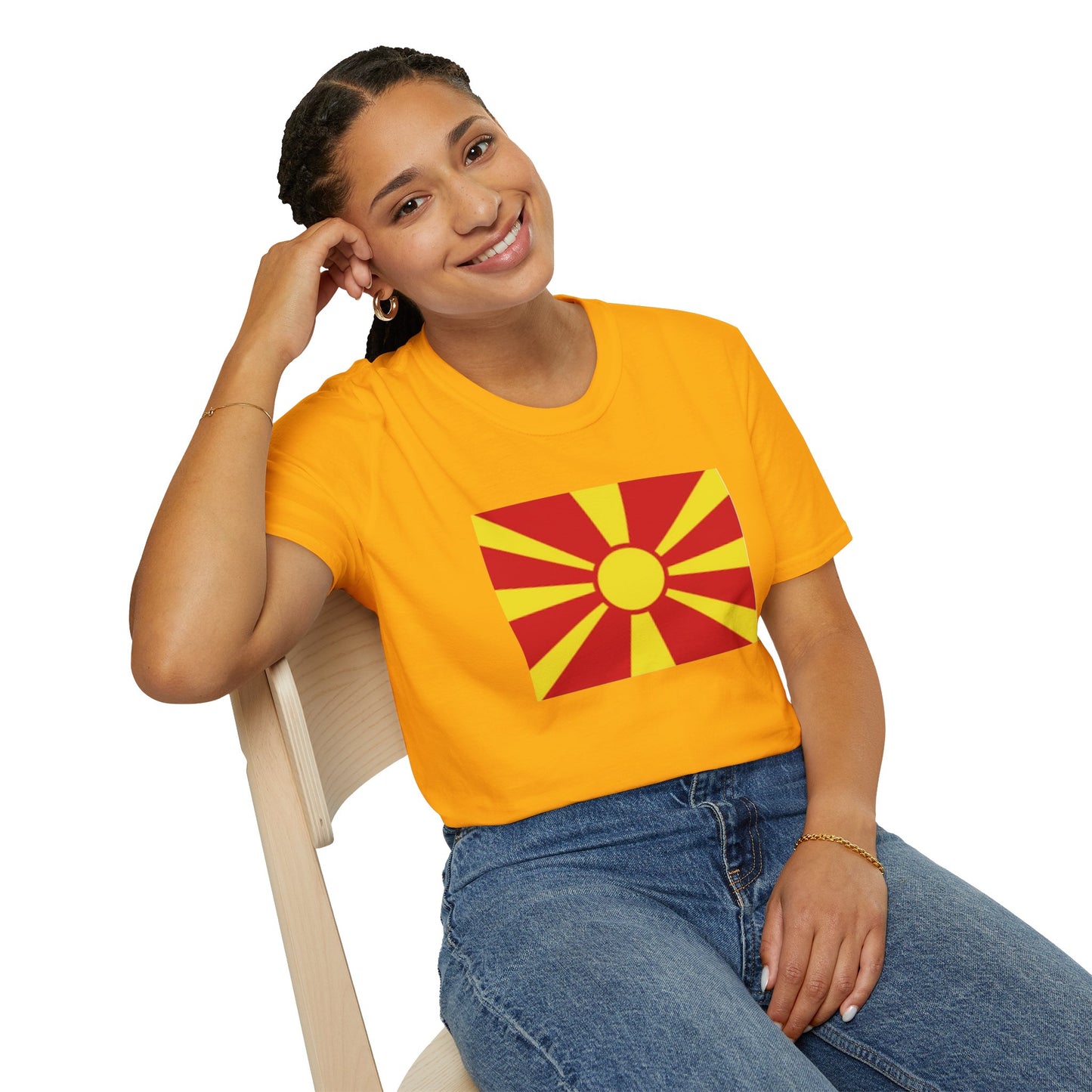 Unisex Softstyle T-Shirt -- North Macedonia