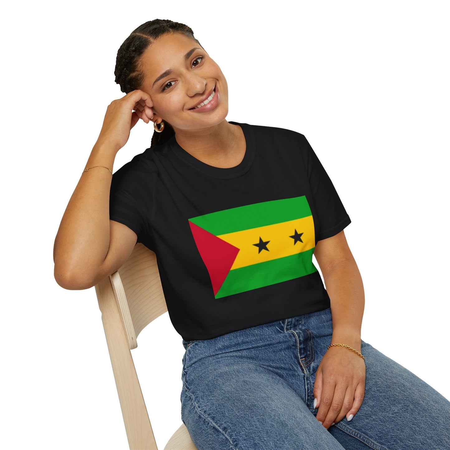 Unisex Softstyle T-Shirt -- Sao Tome and Principe