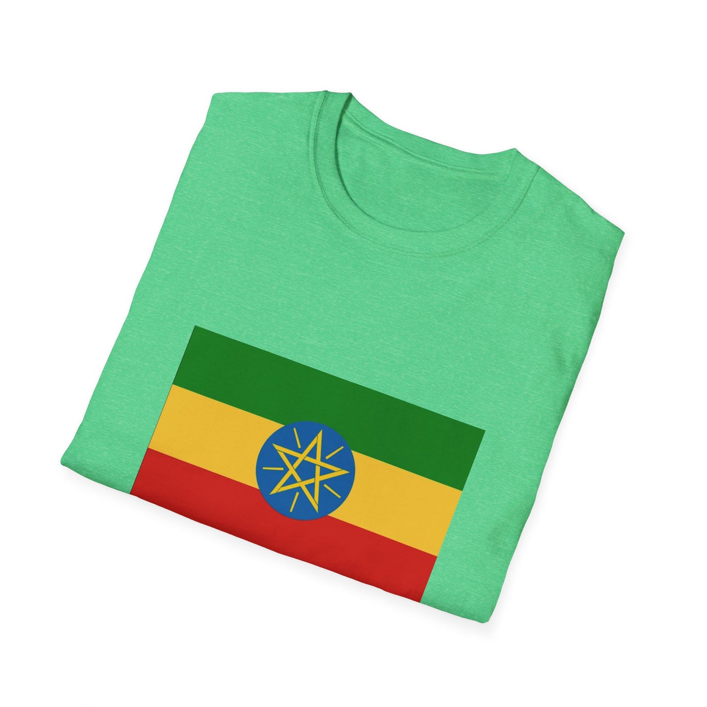 Unisex Softstyle T-Shirt -- Ethiopia Federal Flag