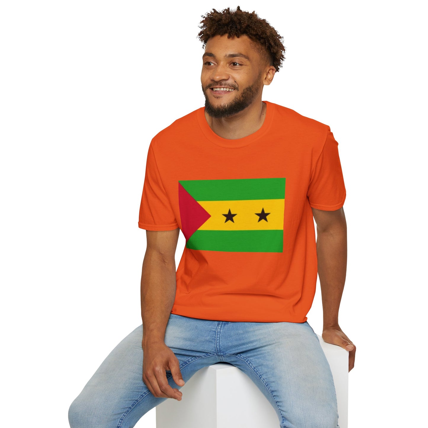 Unisex Softstyle T-Shirt -- Sao Tome and Principe