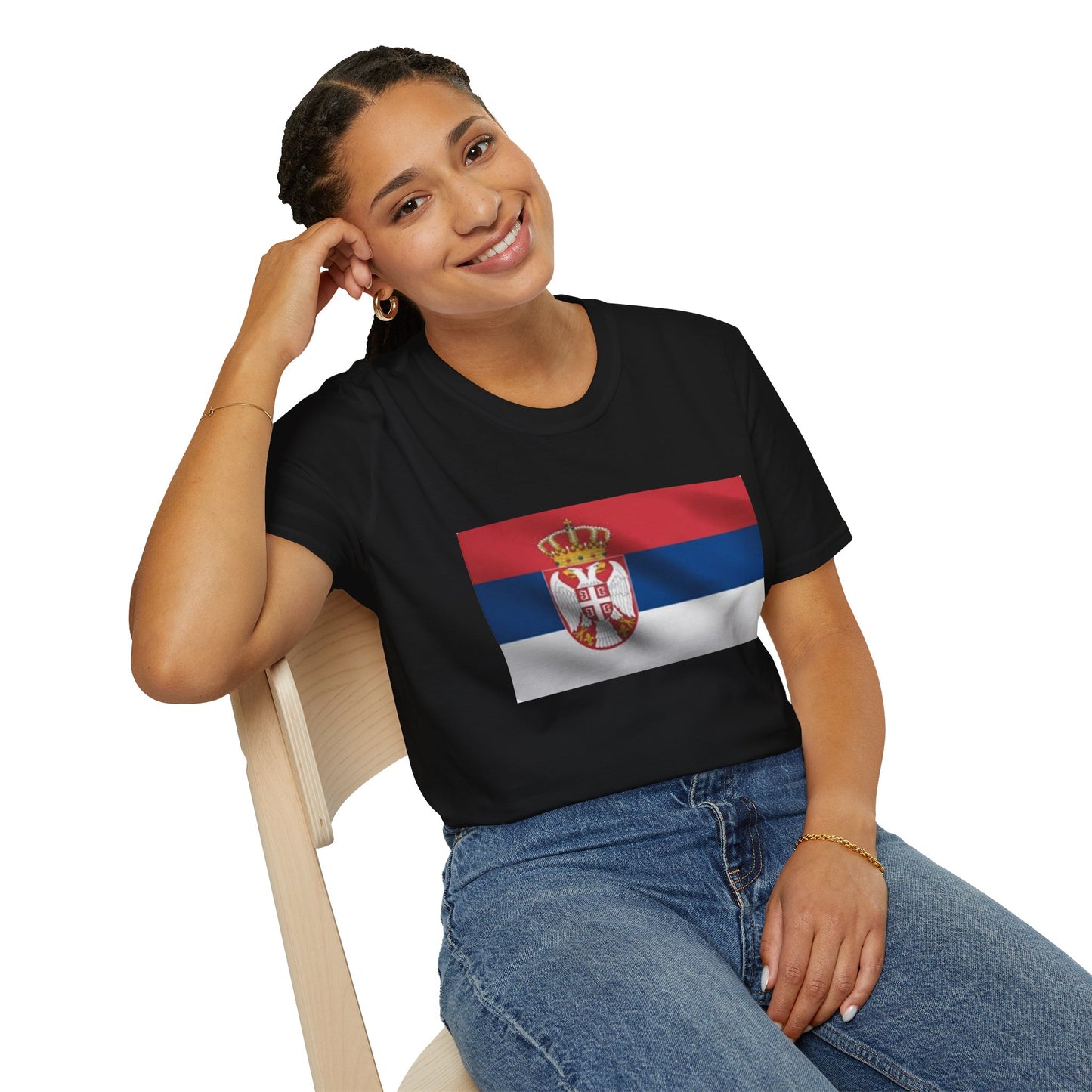 Unisex Softstyle T-Shirt -- Serbia