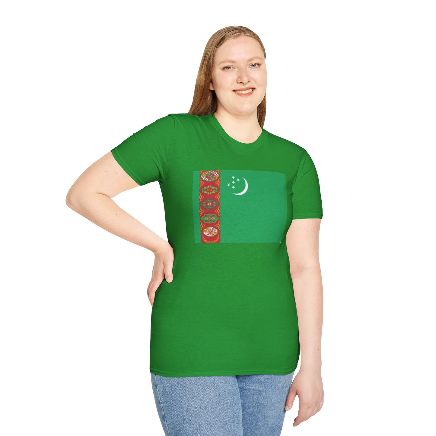 Unisex Softstyle T-Shirt -- Turkmenistan