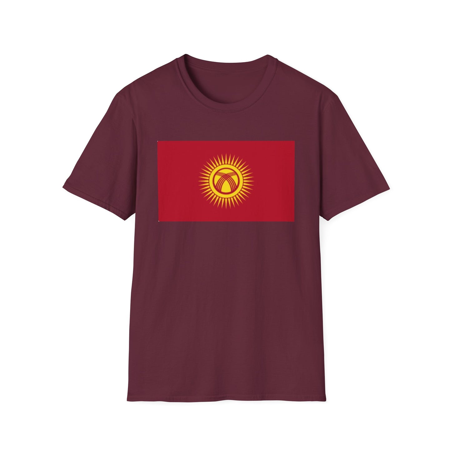 Unisex Softstyle T-Shirt -- Kyrgyzstan