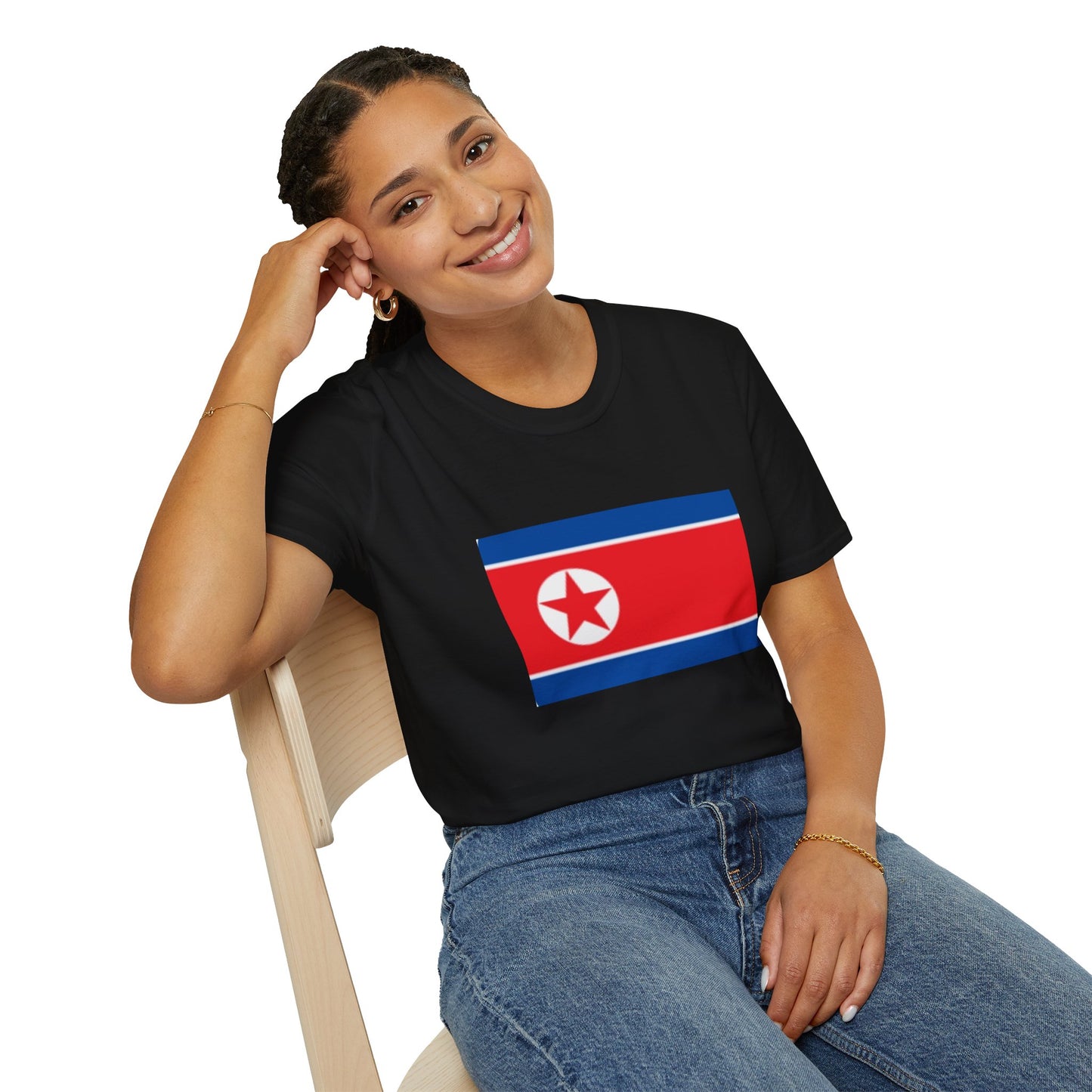 Unisex Softstyle T-Shirt -- North Korea