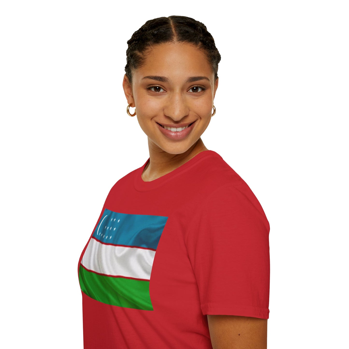 Unisex Softstyle T-Shirt -- Uzbekistan