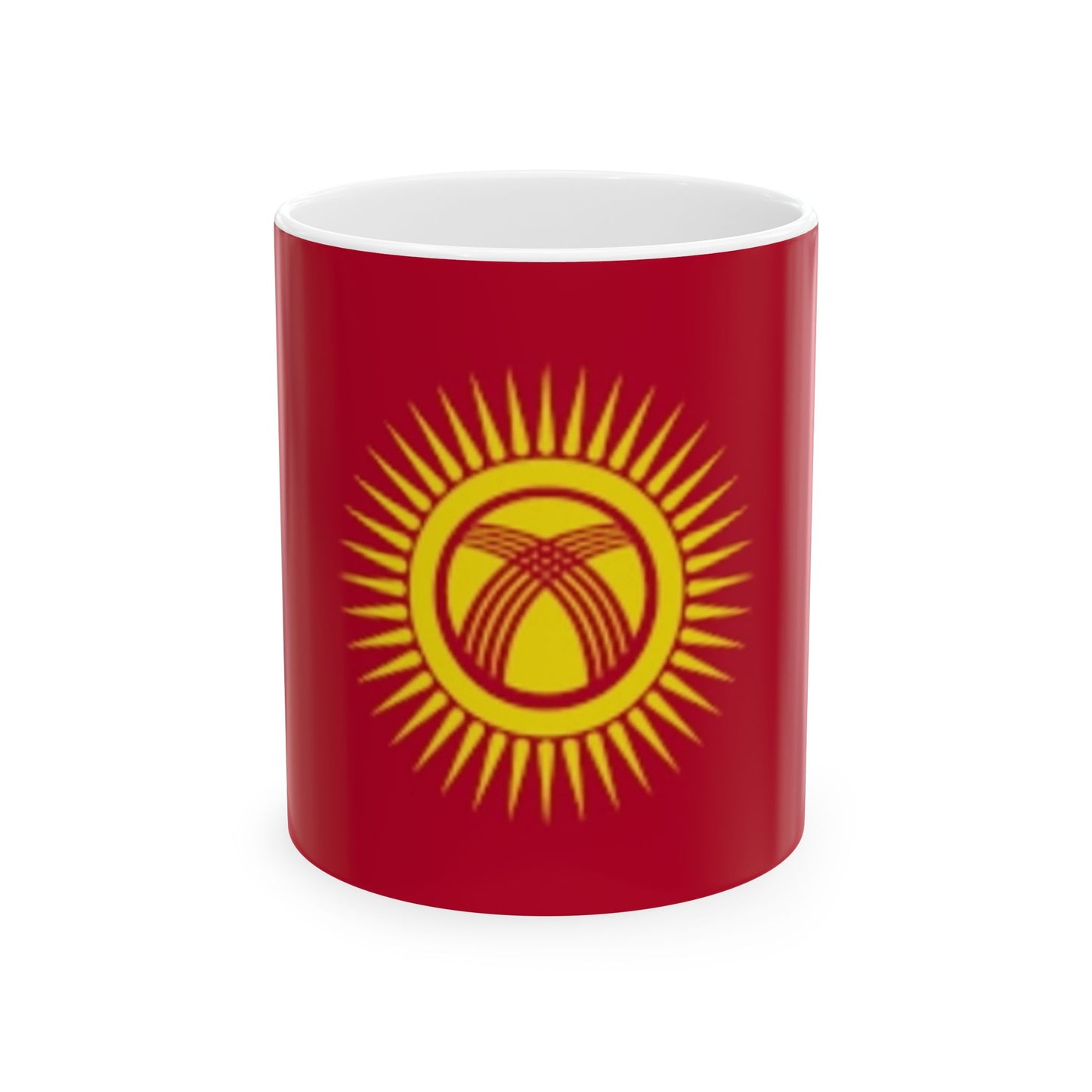 Ceramic Mug, 11oz -- Kyrgyzstan