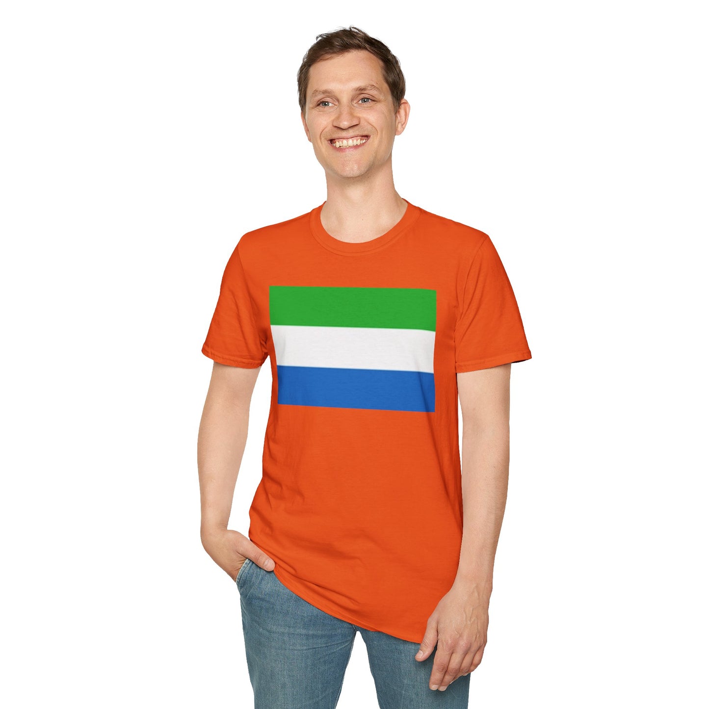 Unisex Softstyle T-Shirt -- Sierra Leone