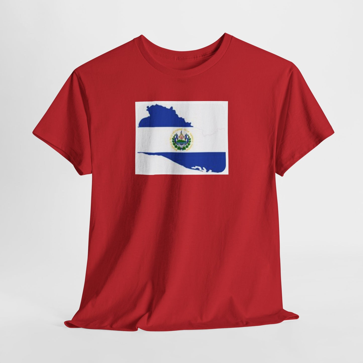 Unisex Heavy Cotton Tee -- el Salvador flag and map