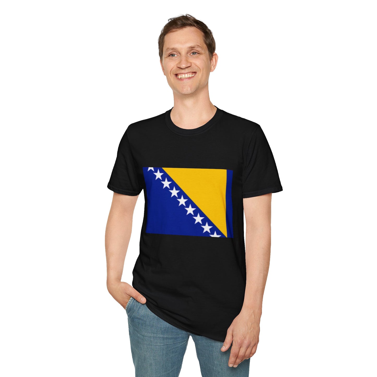Unisex Softstyle T-Shirt -- Bosnia Herzegovina