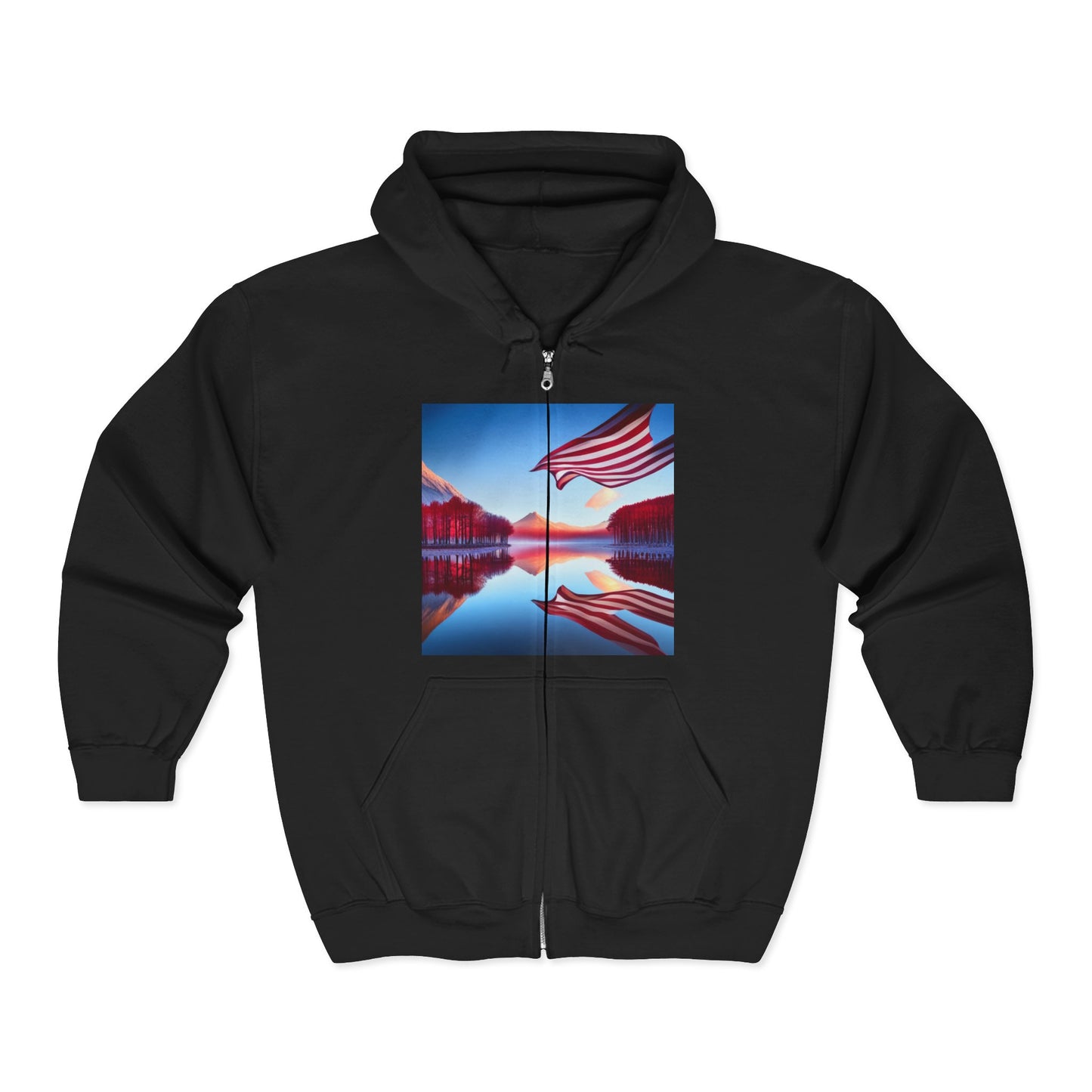 Unisex Heavy Blend™ Full Zip Hooded Sweatshirt ,-- USA