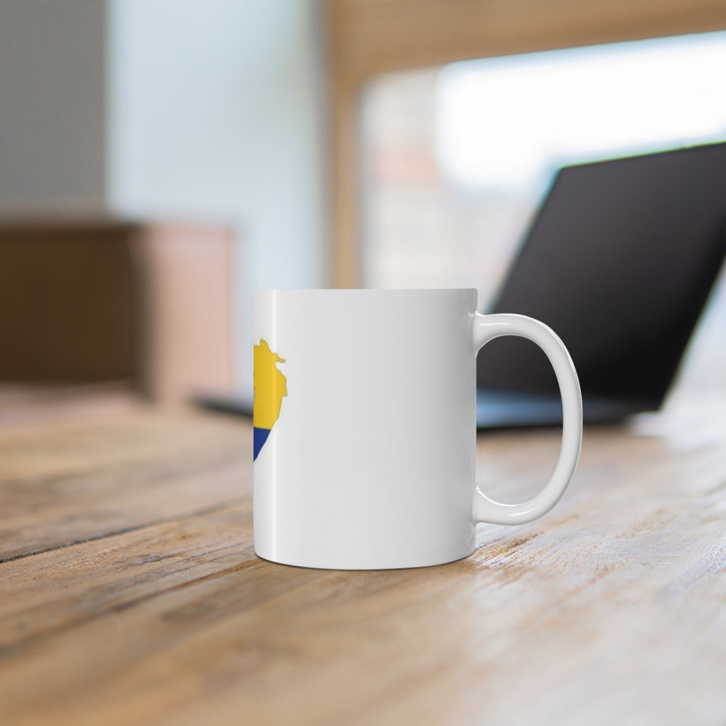 Mug 11oz Ecuador flag and map