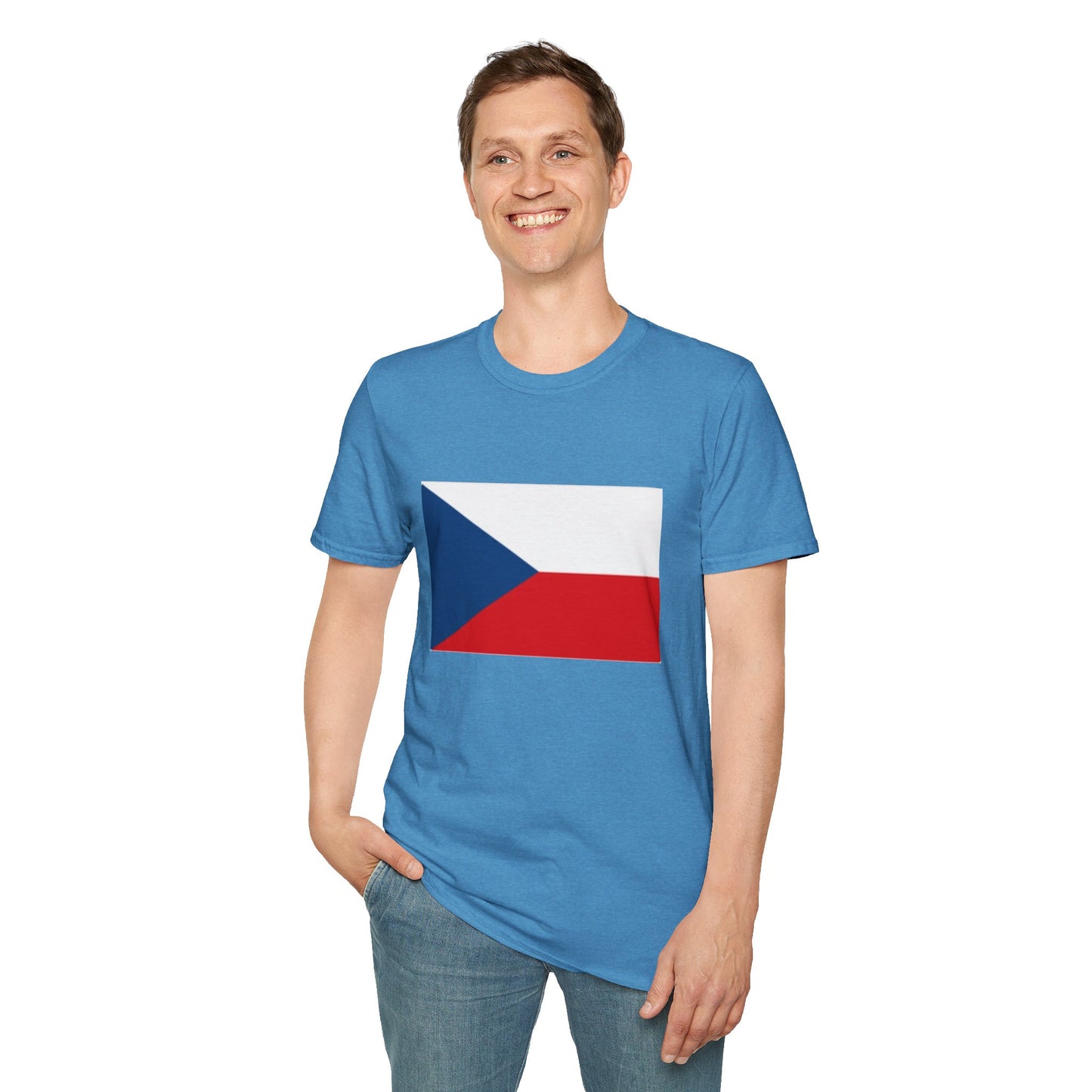 Unisex Softstyle T-Shirt -- Czechia