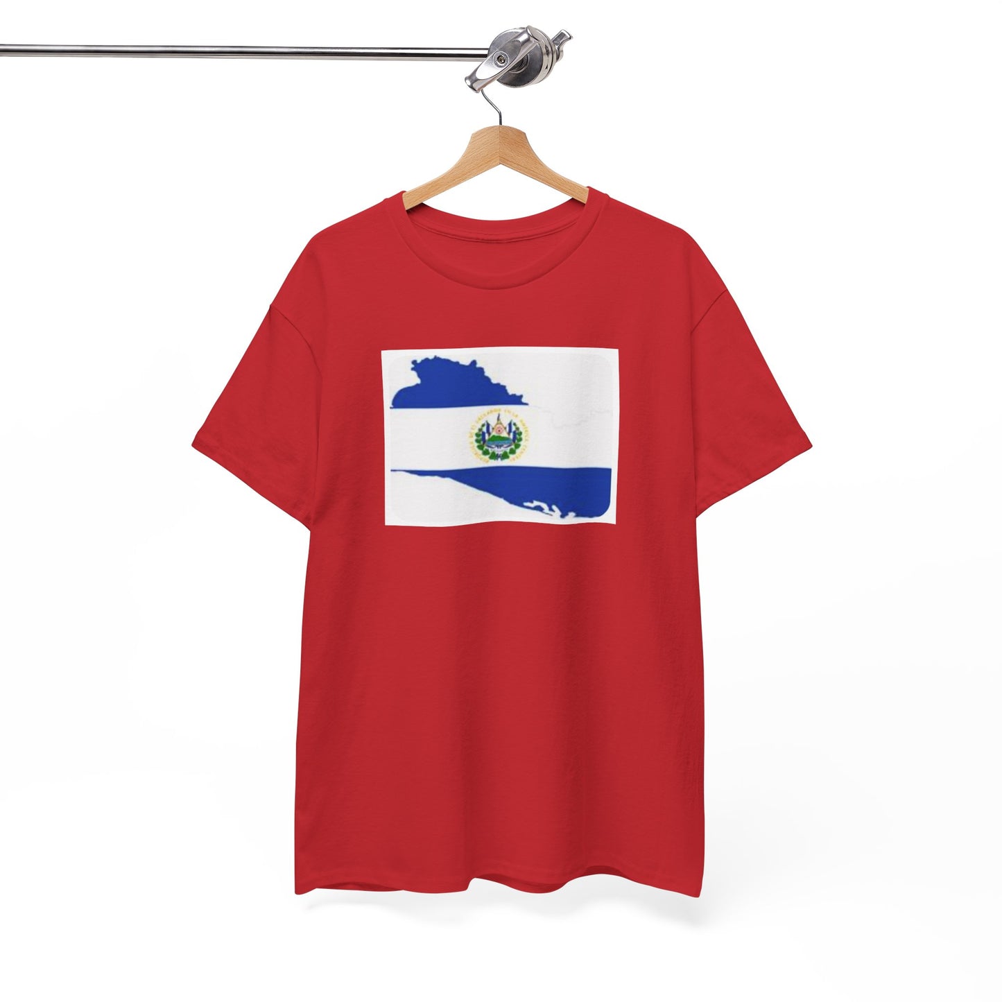Unisex Heavy Cotton Tee -- el Salvador flag and map
