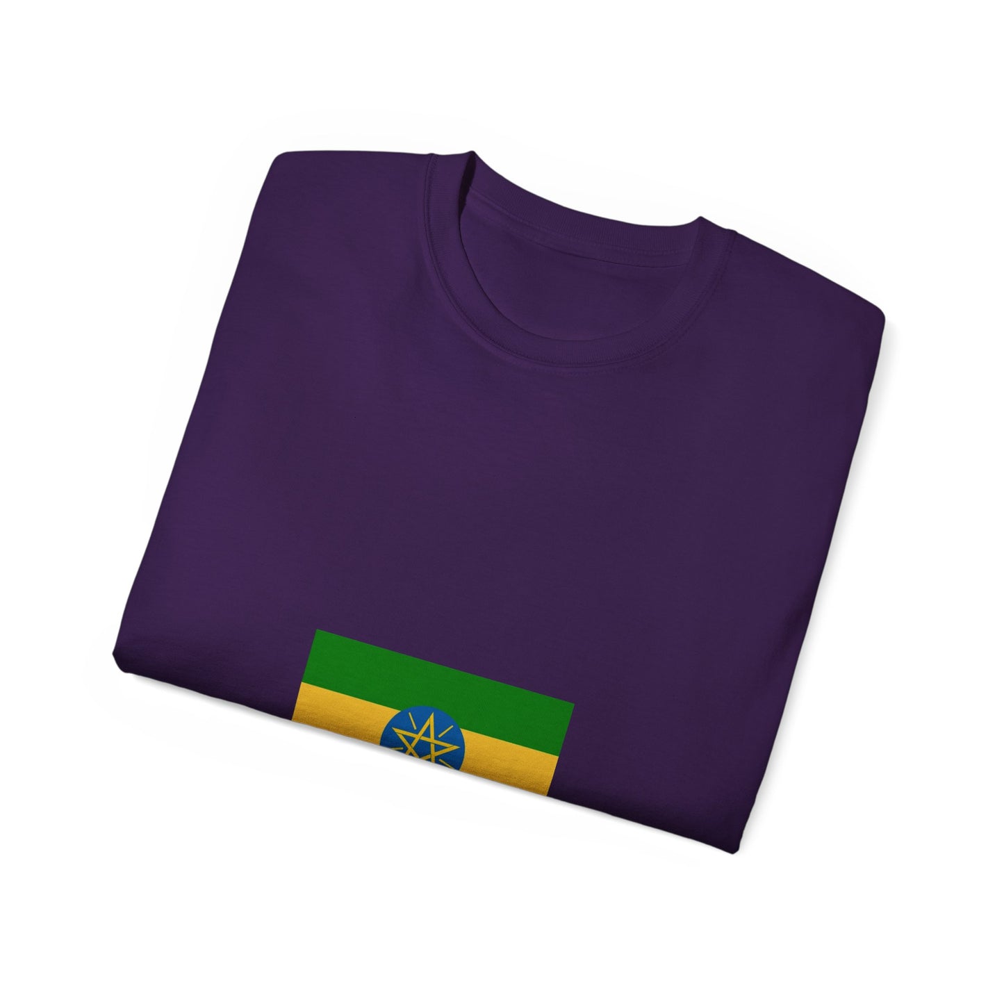 Unisex Ultra Cotton Tee -- Ethiopian Federal Flag Tshirt