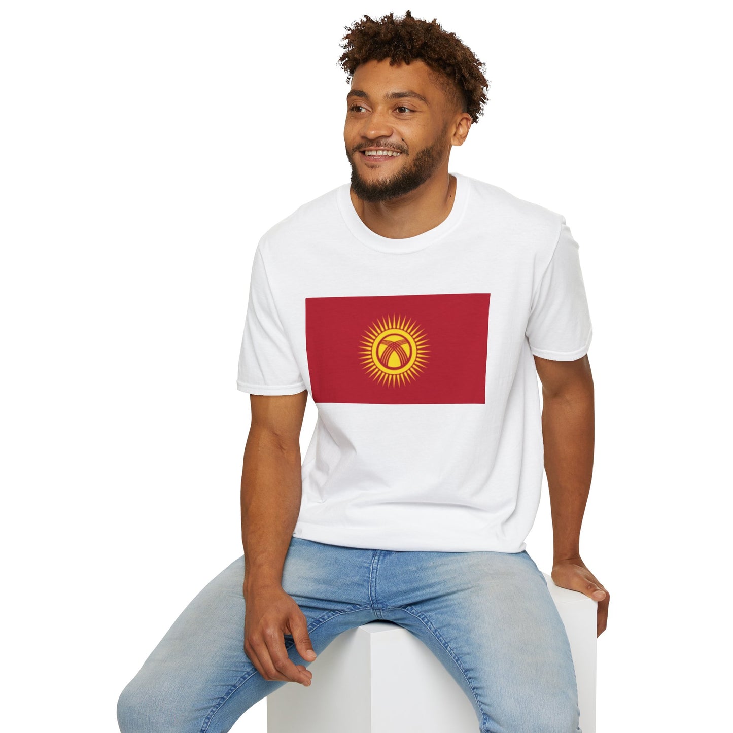 Unisex Softstyle T-Shirt -- Kyrgyzstan