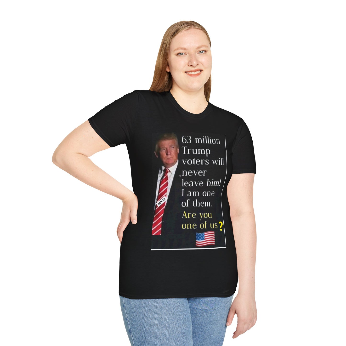 Unisex Softstyle T-Shirt -- Trump 2024