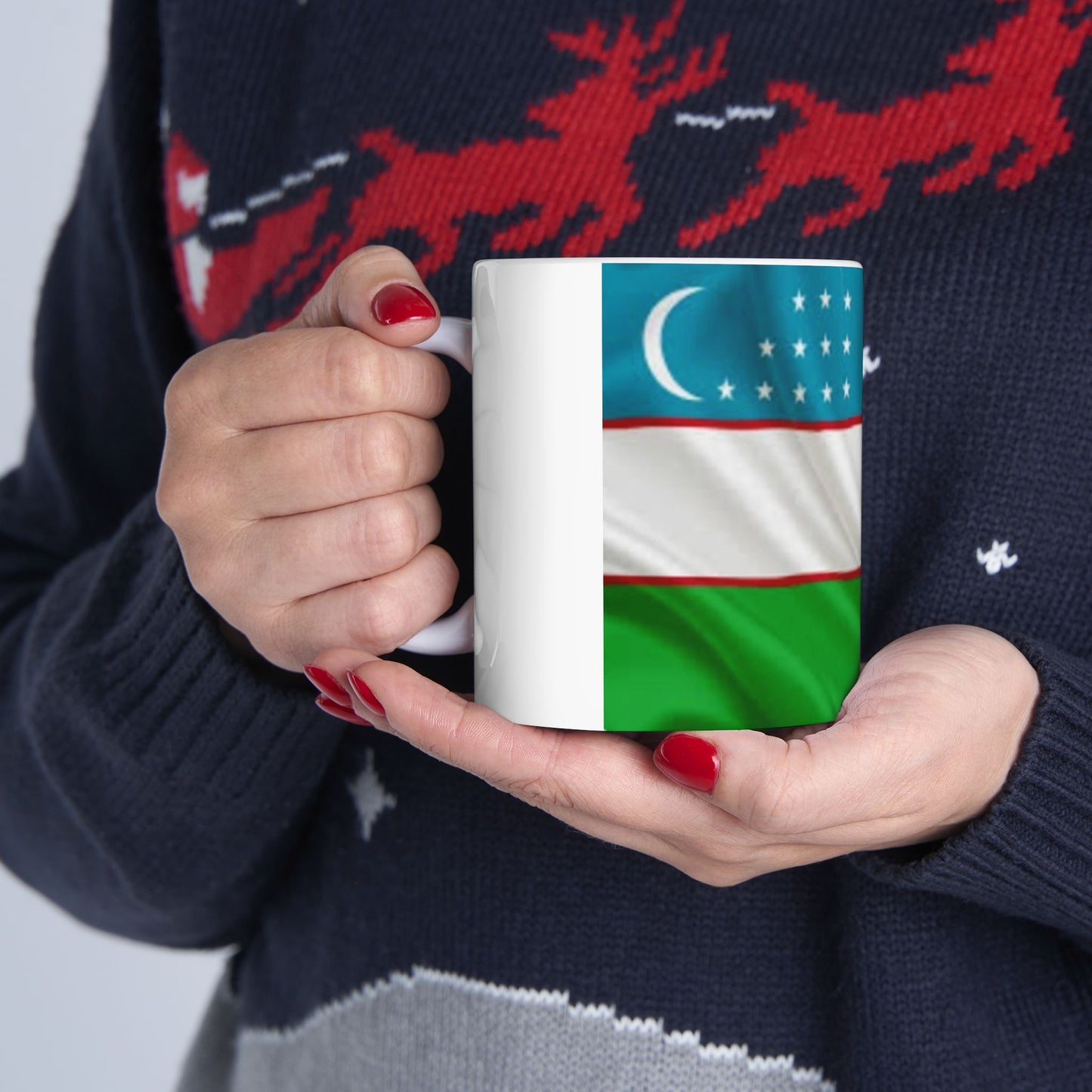 Ceramic Mug, 11oz -- Uzbekistan
