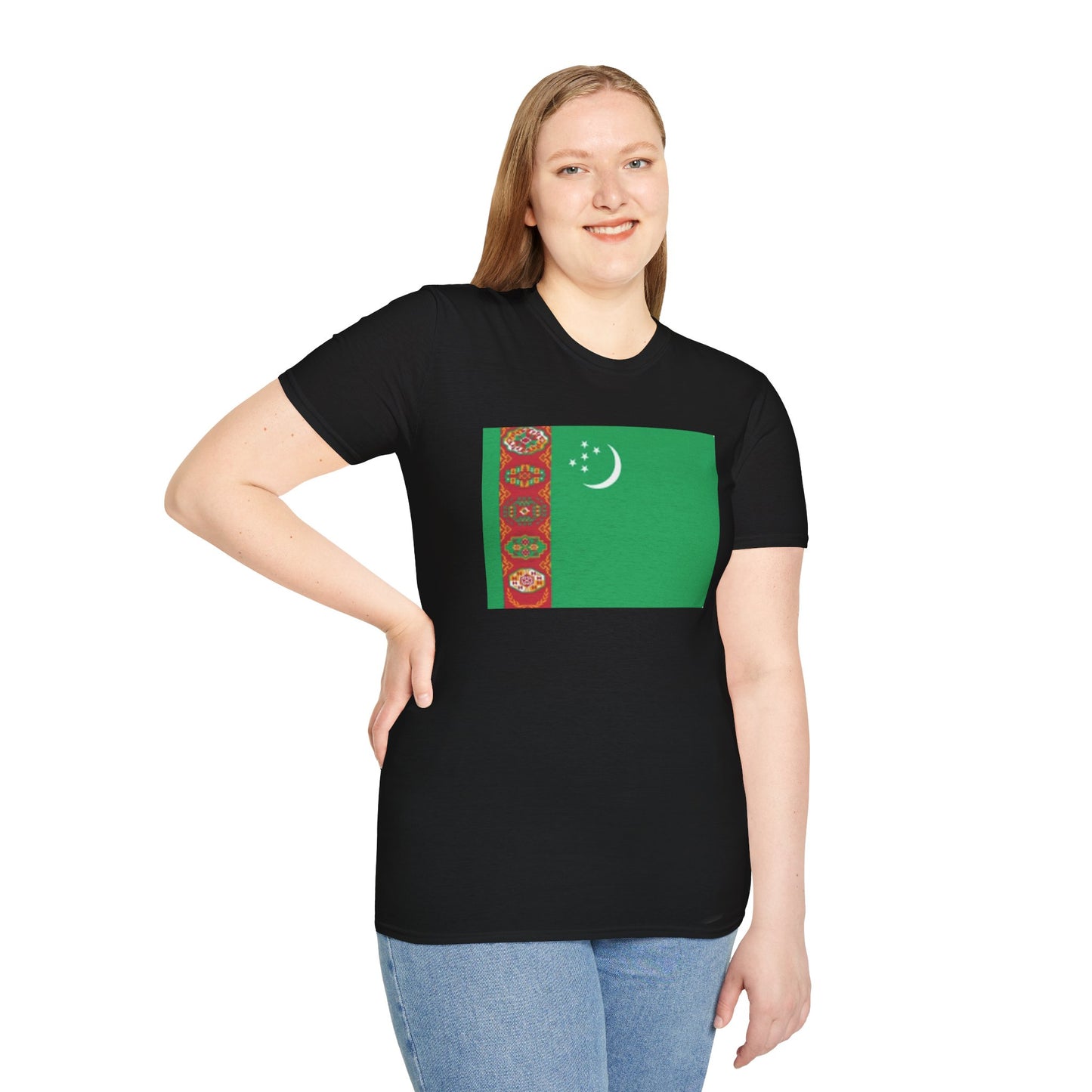 Unisex Softstyle T-Shirt -- Turkmenistan