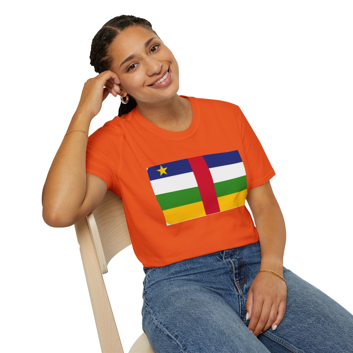 Unisex Softstyle T-Shirt - Central African Republic