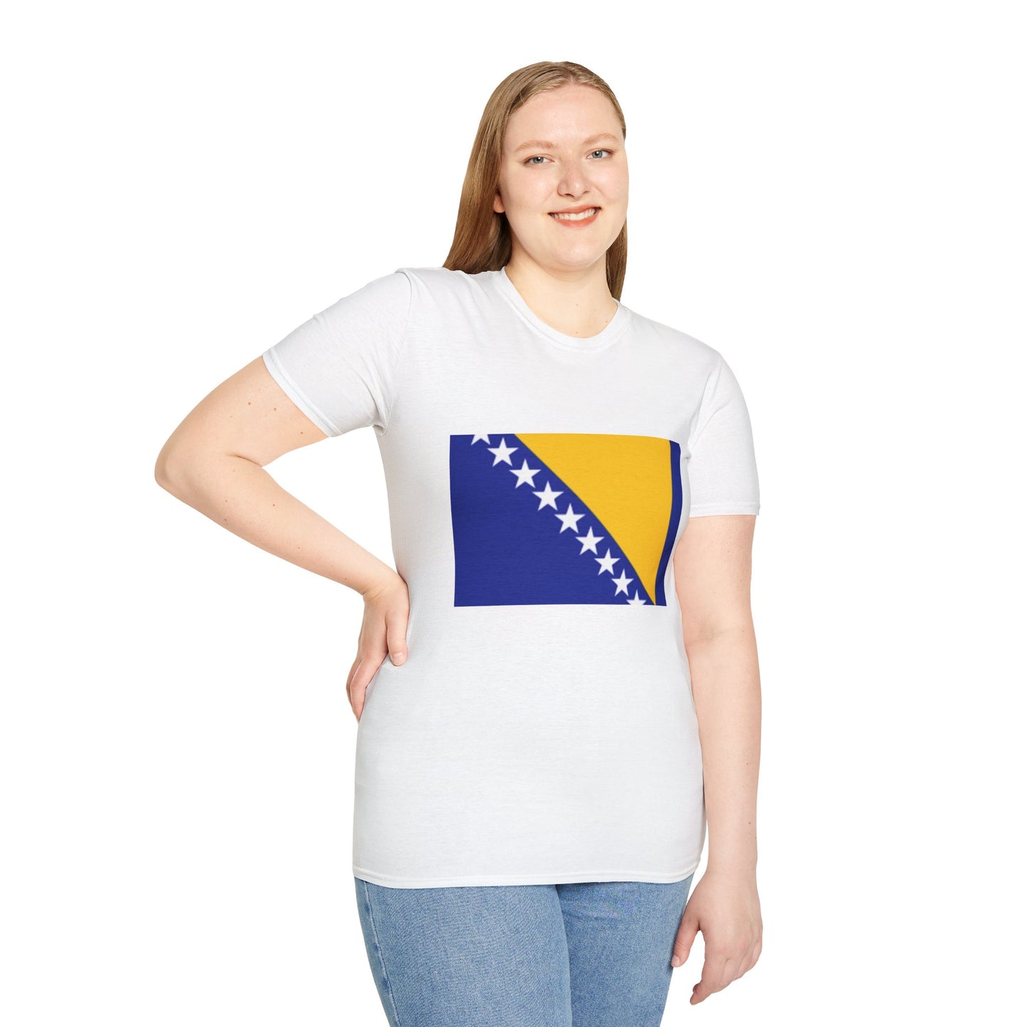 Unisex Softstyle T-Shirt -- Bosnia Herzegovina