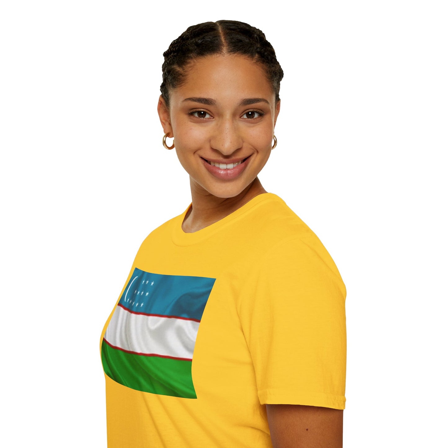 Unisex Softstyle T-Shirt -- Uzbekistan
