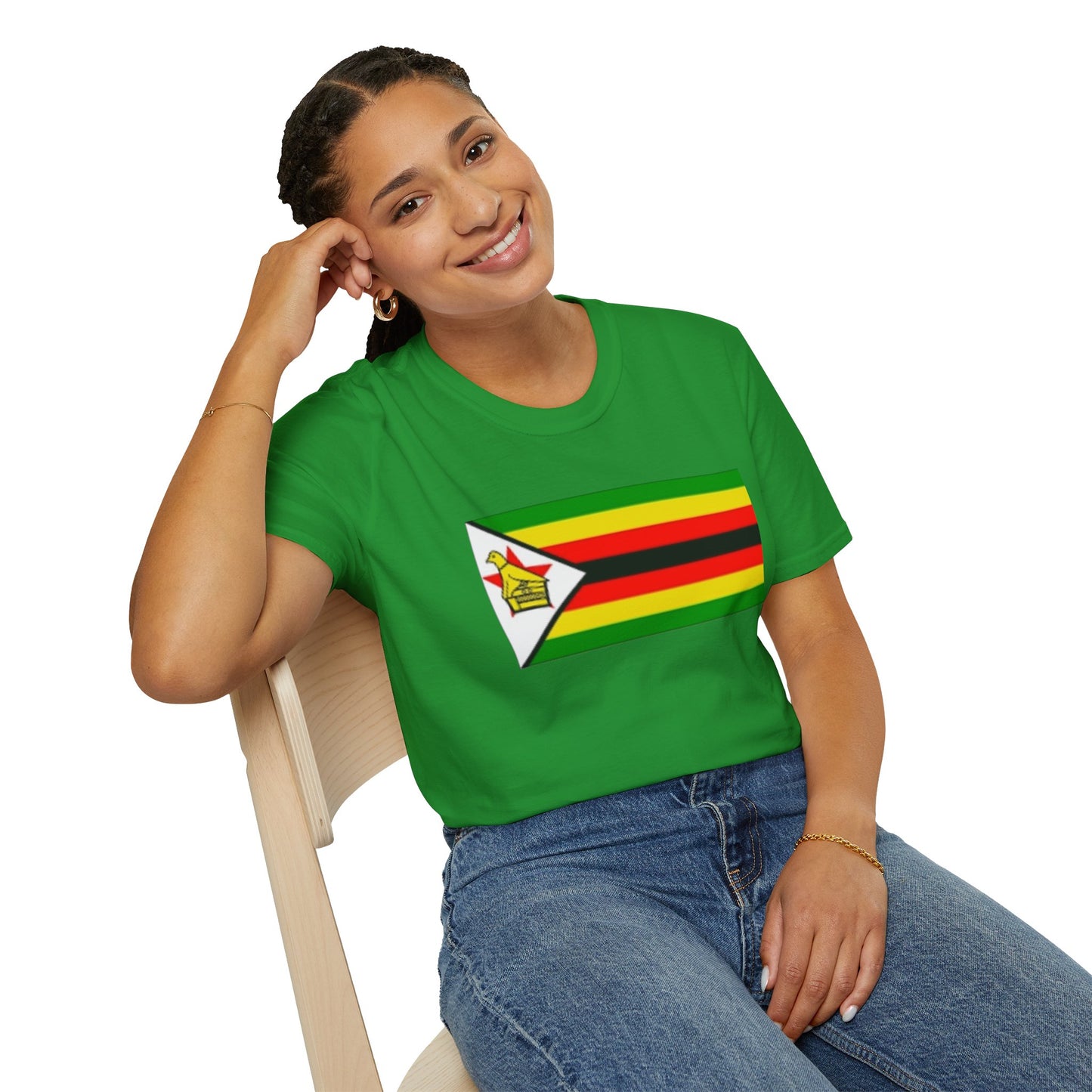 Unisex Softstyle T-Shirt -- Zimbabwe