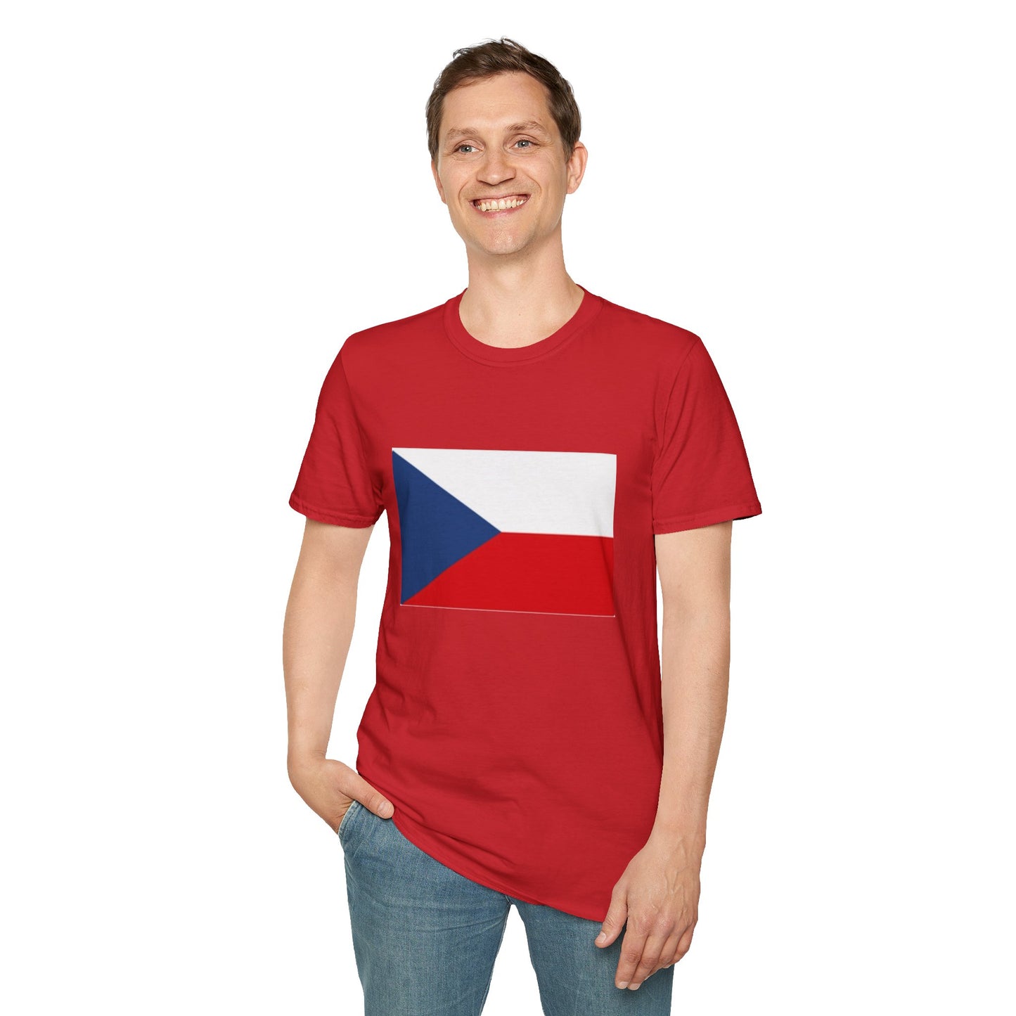 Unisex Softstyle T-Shirt -- Czechia