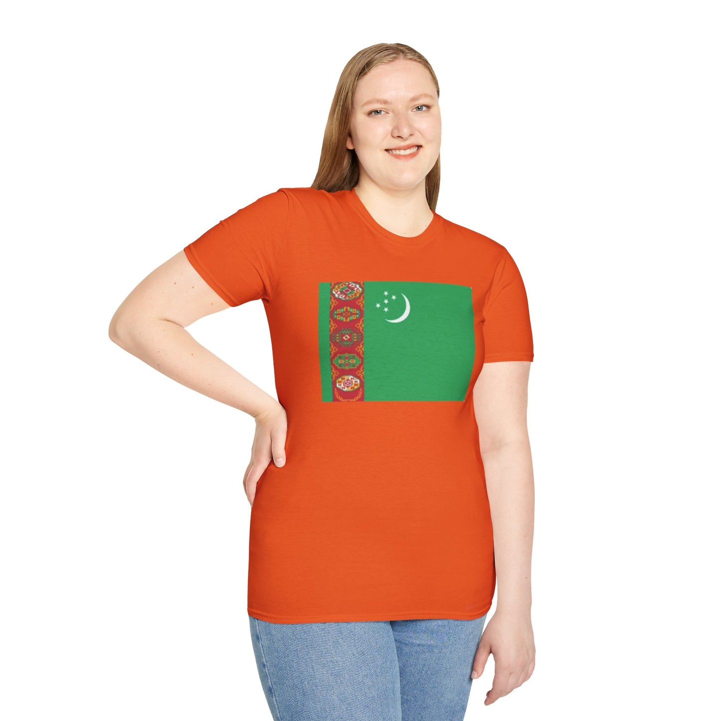 Unisex Softstyle T-Shirt -- Turkmenistan