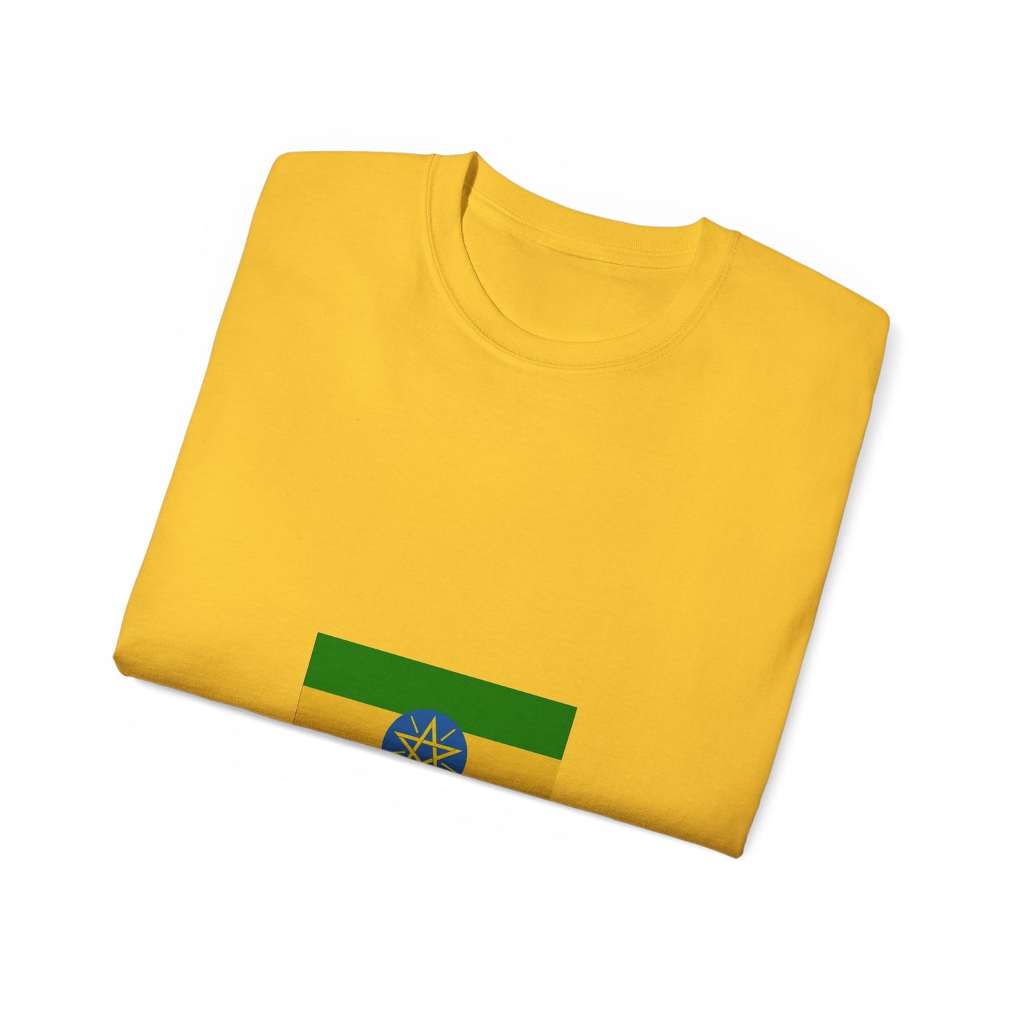 Unisex Ultra Cotton Tee -- Ethiopian Federal Flag Tshirt