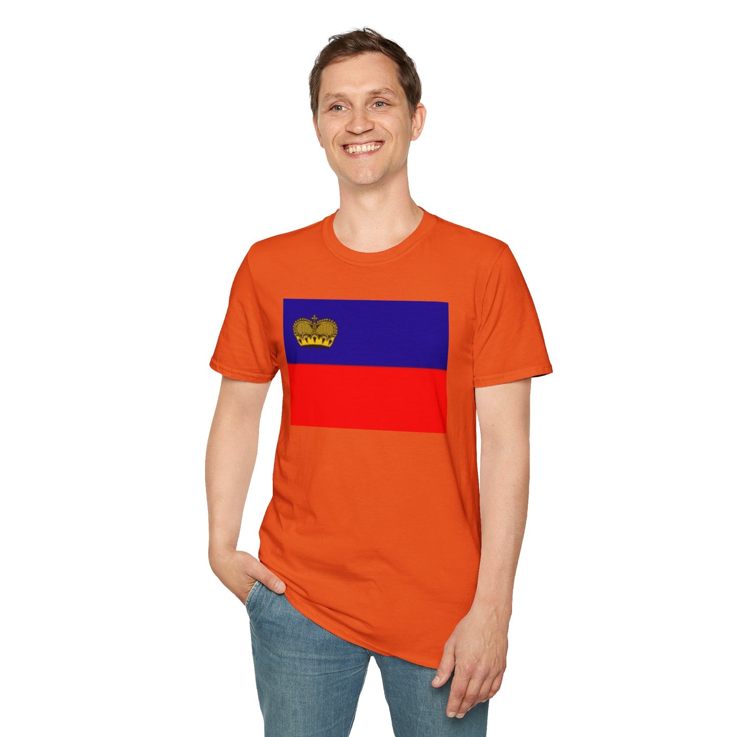 Unisex Softstyle T-Shirt -- Liechtenstein
