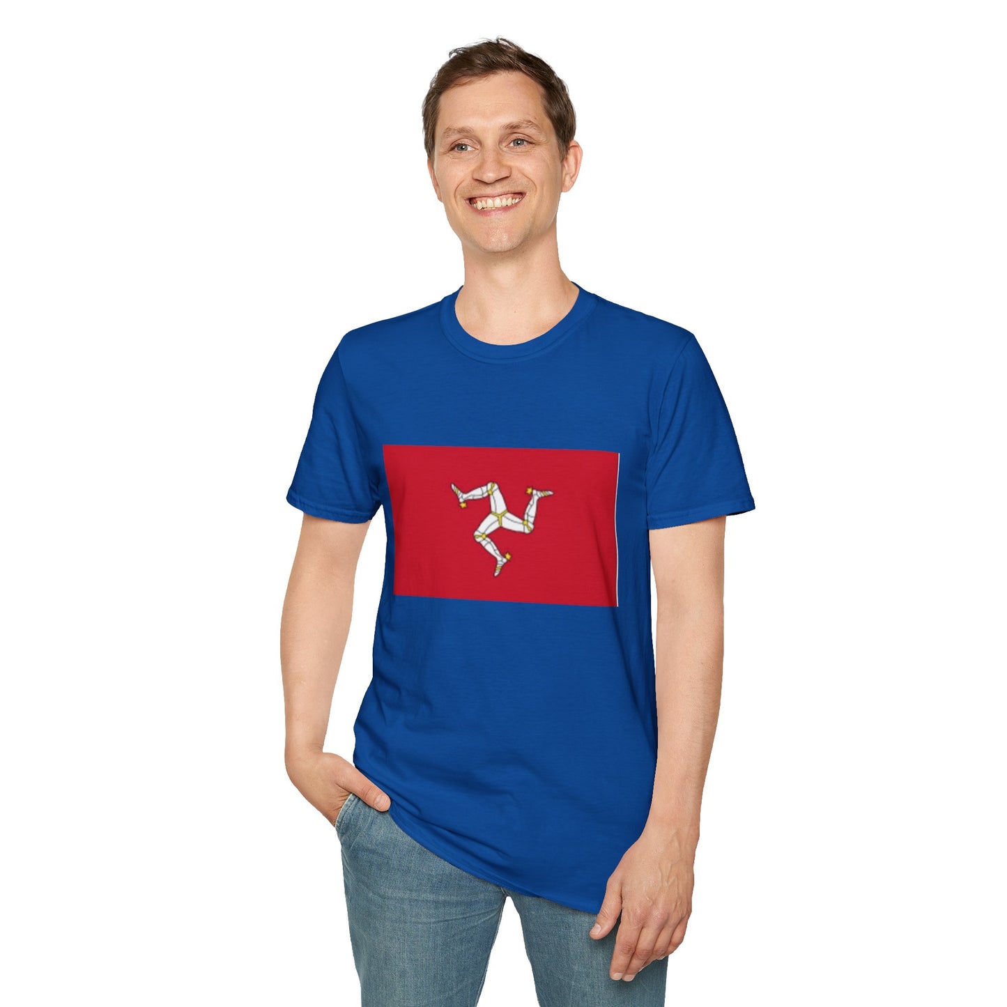 Unisex Softstyle T-Shirt -- Isle of Man