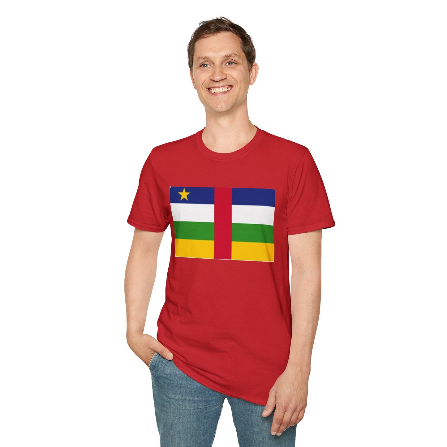 Unisex Softstyle T-Shirt - Central African Republic