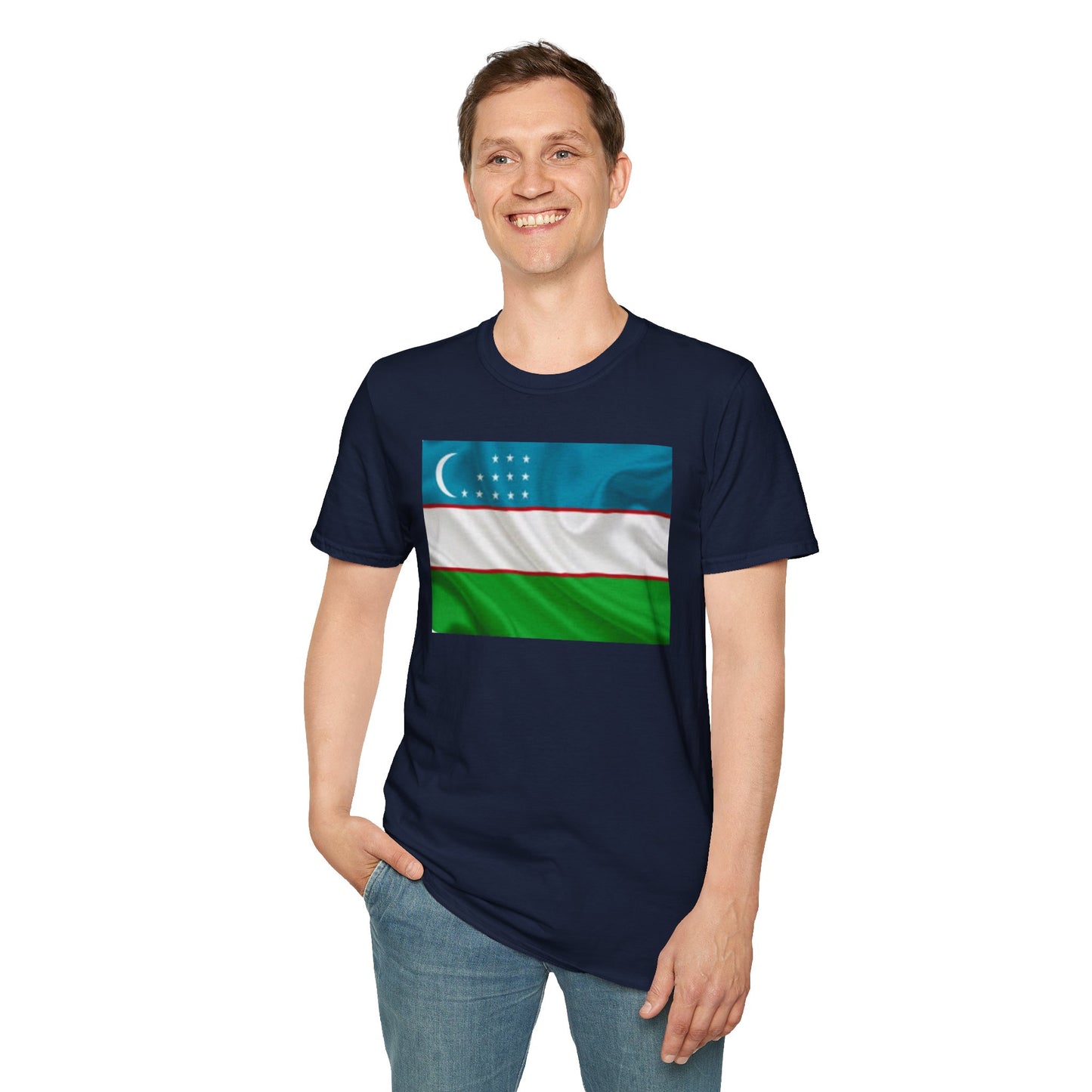 Unisex Softstyle T-Shirt -- Uzbekistan