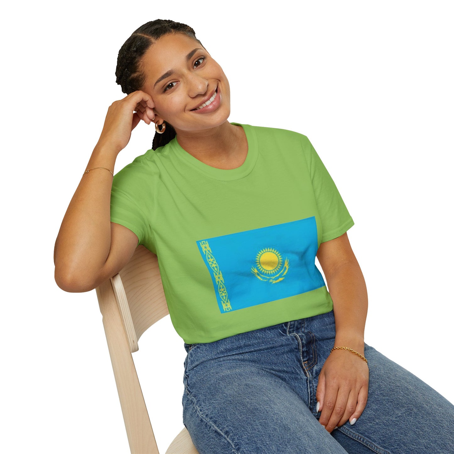 Unisex Softstyle T-Shirt -- Kazakhstan