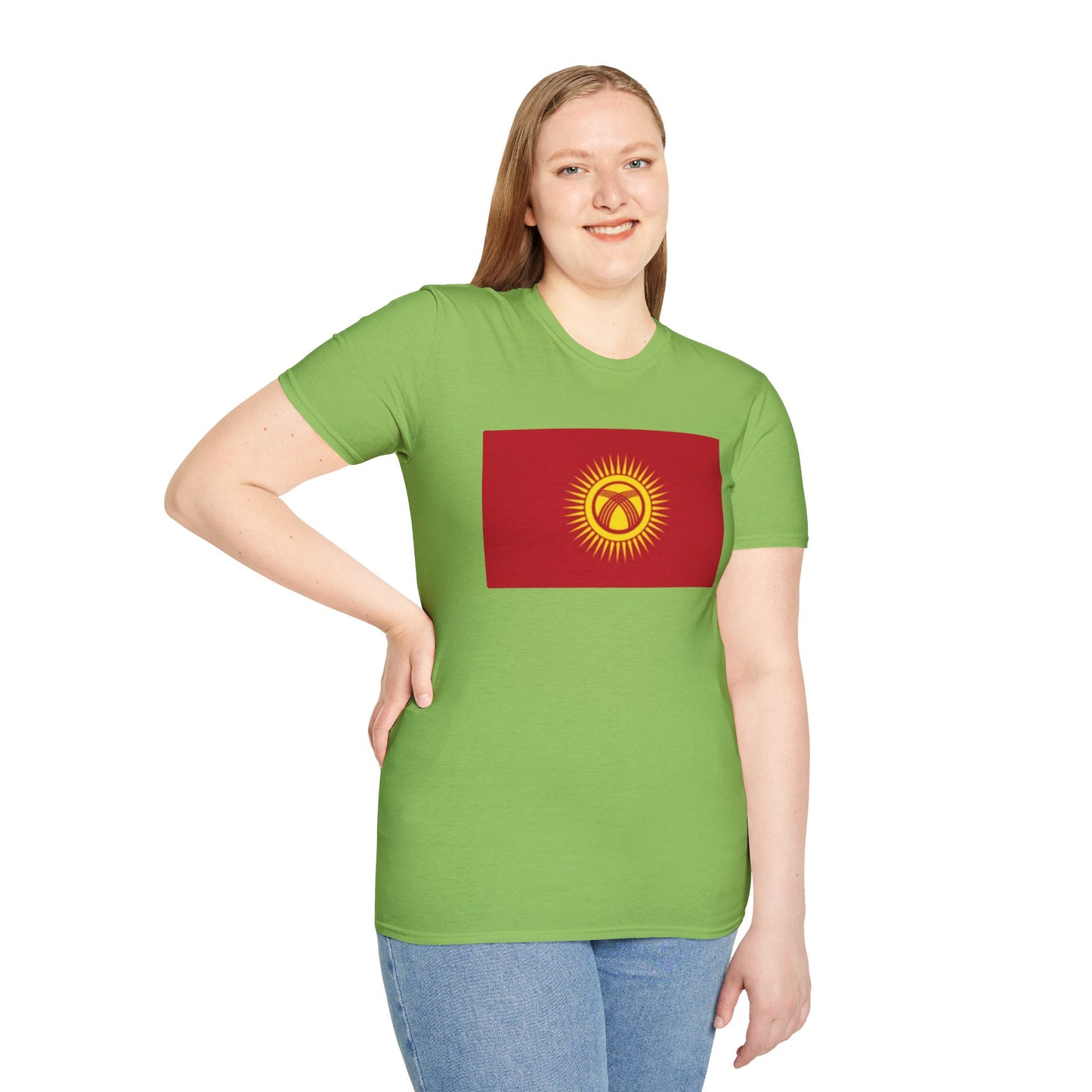 Unisex Softstyle T-Shirt -- Kyrgyzstan