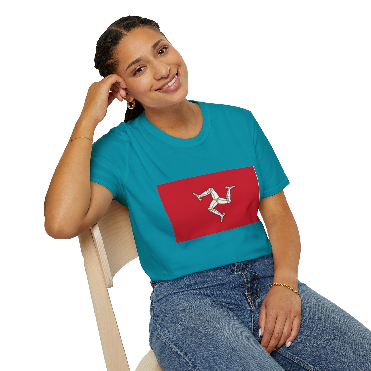 Unisex Softstyle T-Shirt -- Isle of Man