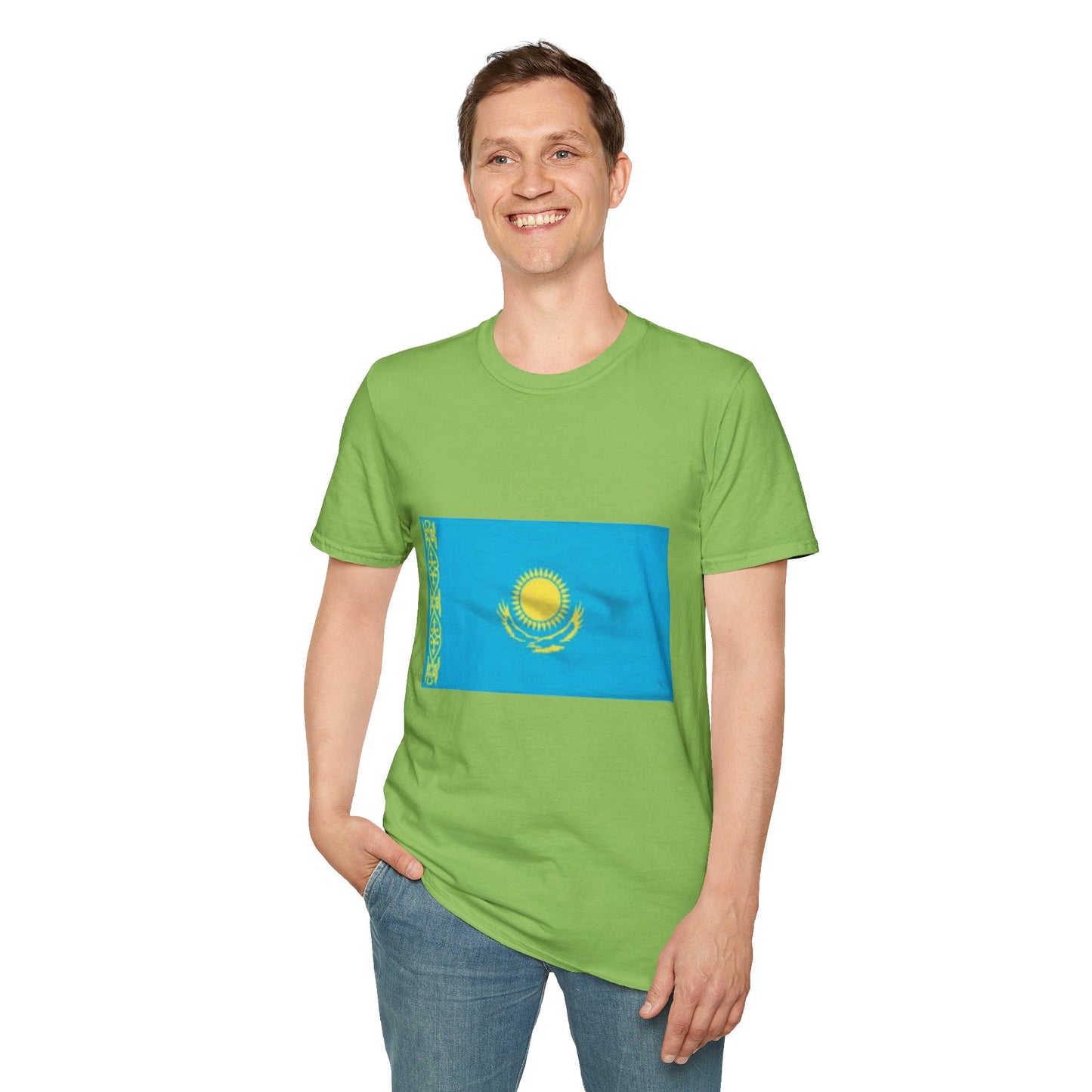 Unisex Softstyle T-Shirt -- Kazakhstan
