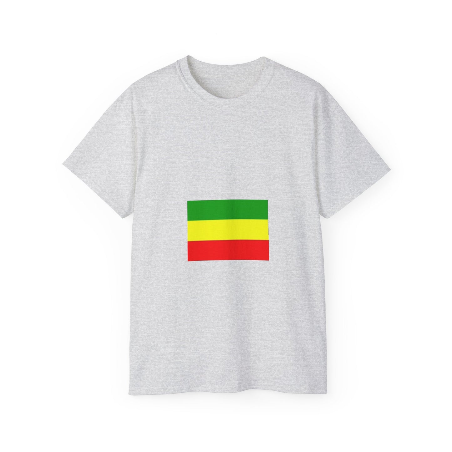 Unisex Ultra Cotton Tee - Ethiopan Flag no star